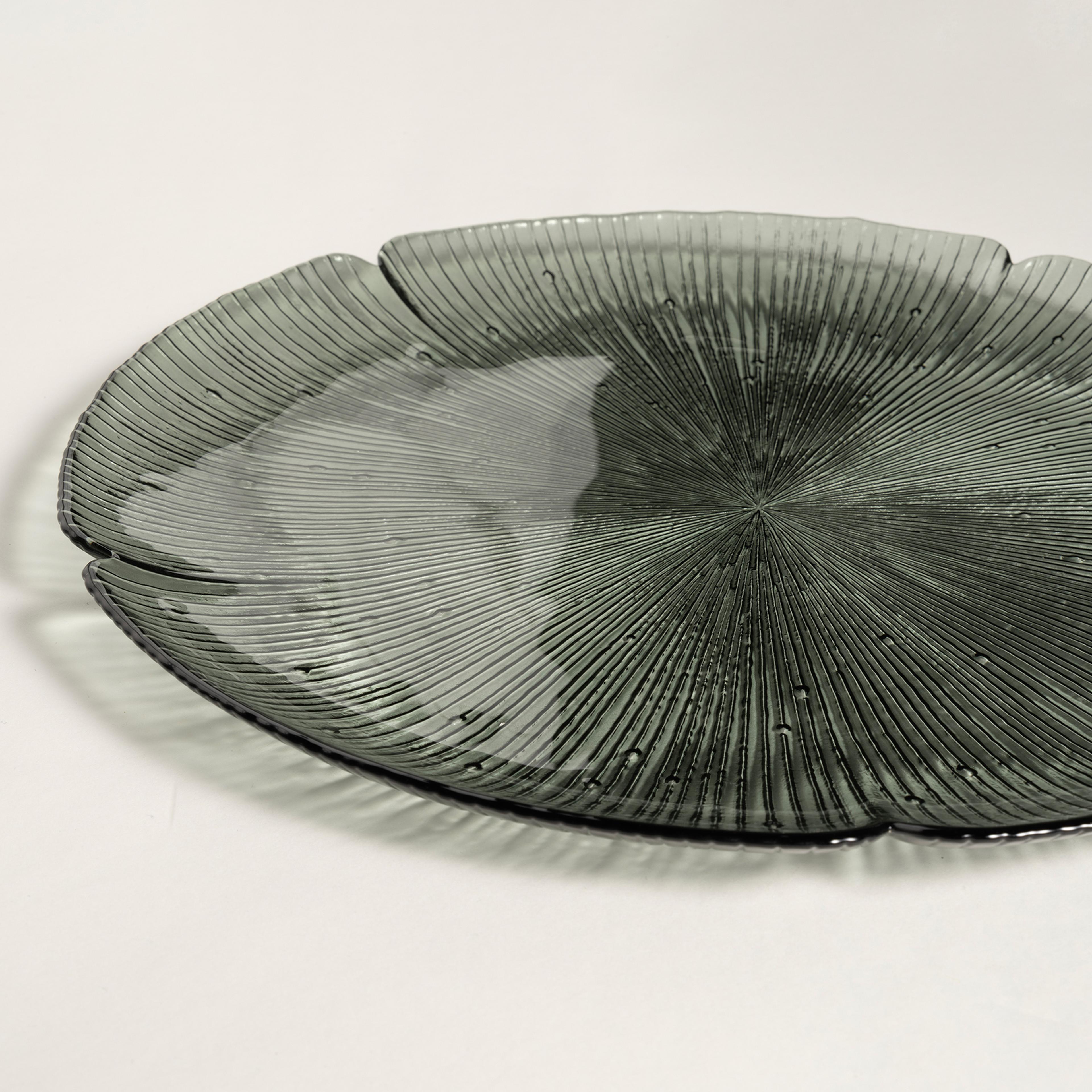 Balat Cam Supla 33x33x2,5 Cm Yeşil