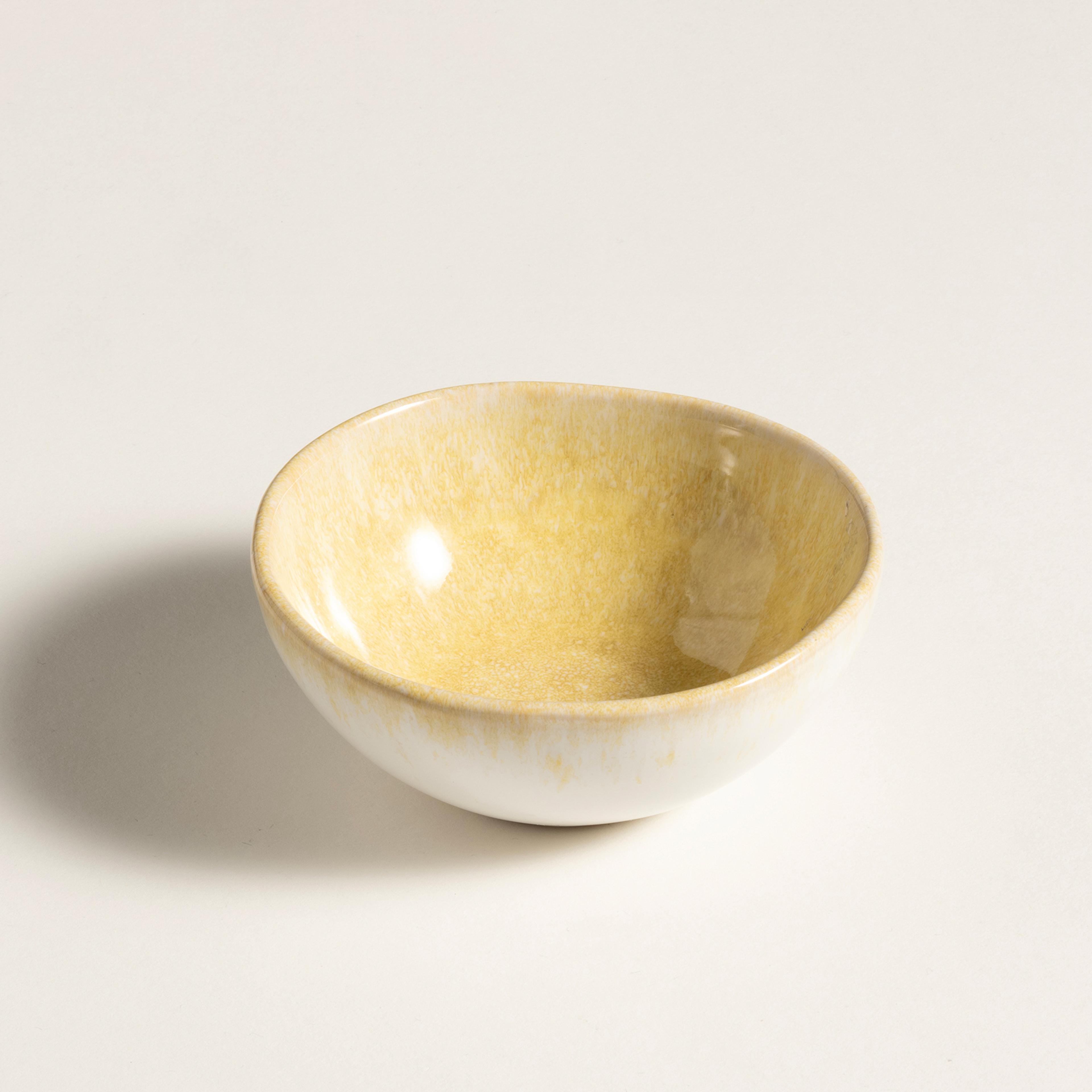 Fonte Stoneware Kase 11x10x4.5 Cm Sarı