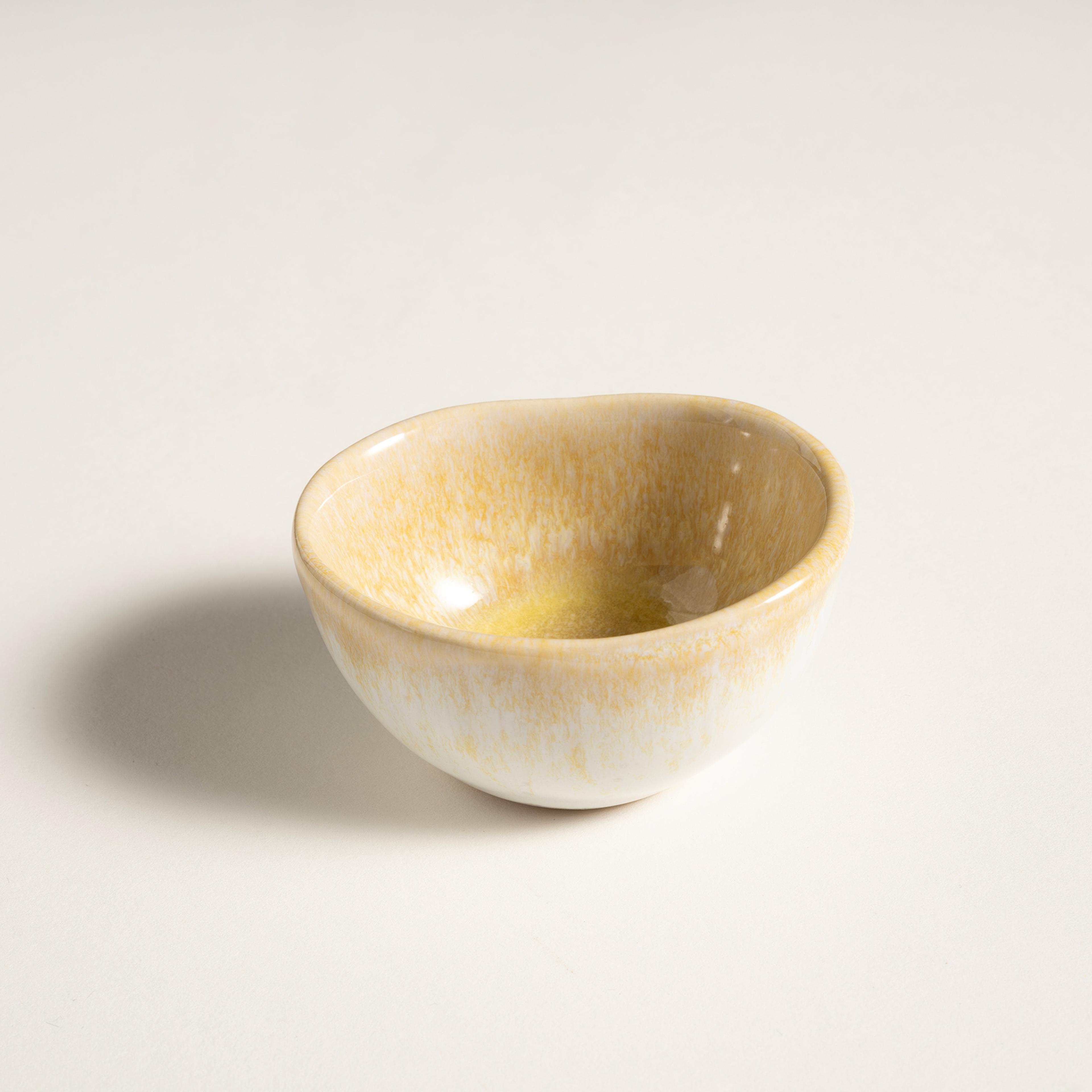 Fonte Stoneware Kase 7.5x6x4 Cm Sarı