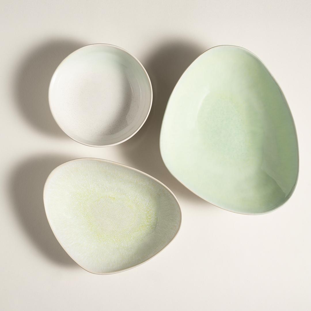 Fonte Stoneware Salata Kasesi 27x21.5x7 Cm Yeşil