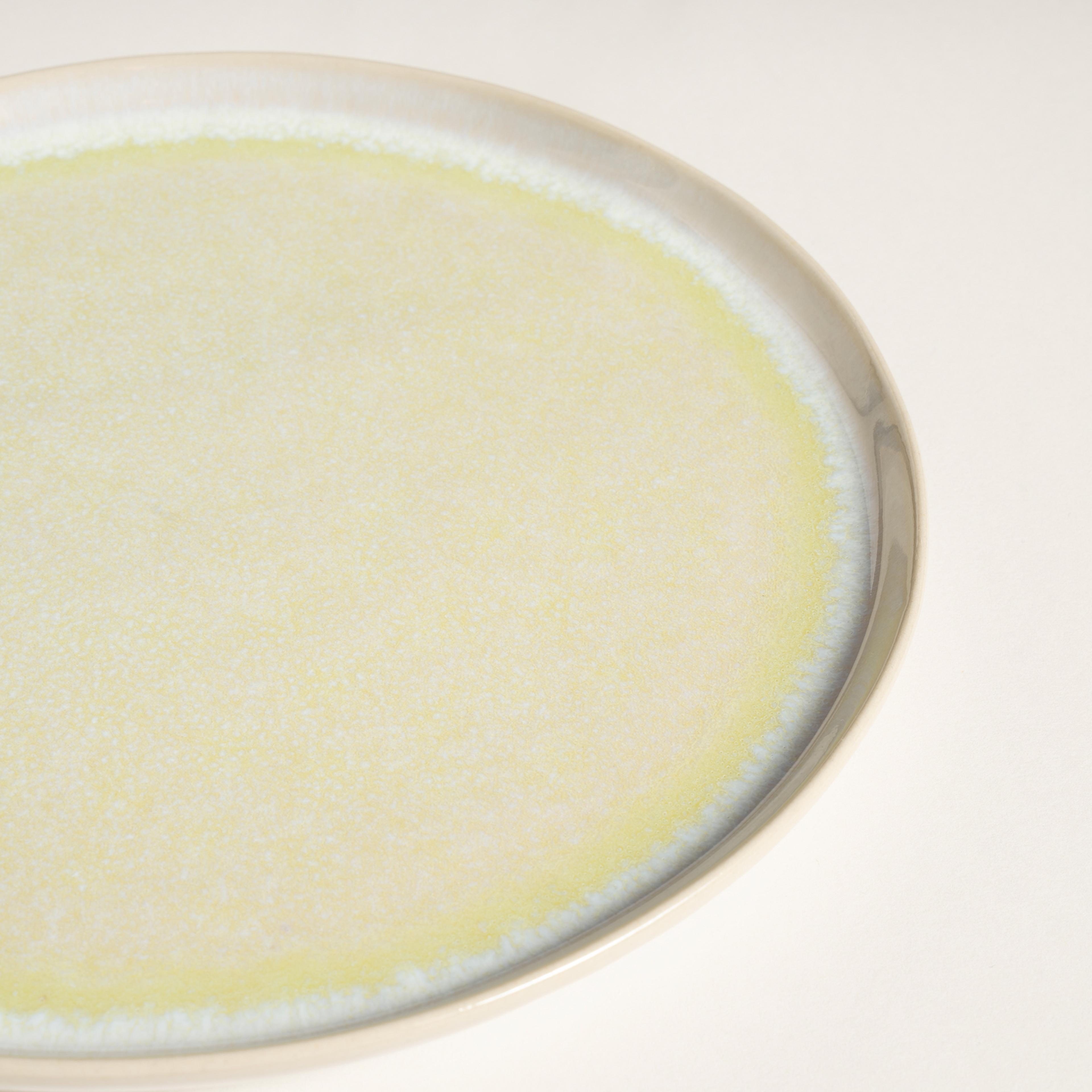 Fonte Stoneware Pasta Tabağı 22x22x2 Cm Yeşil