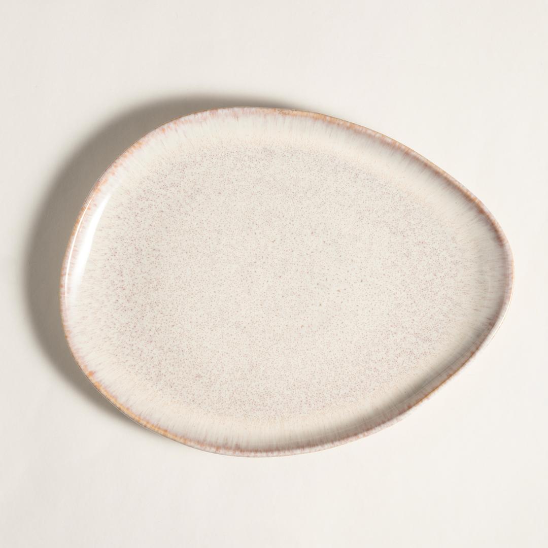 Fonte Stoneware Yemek Tabağı 31x24x3 Cm
