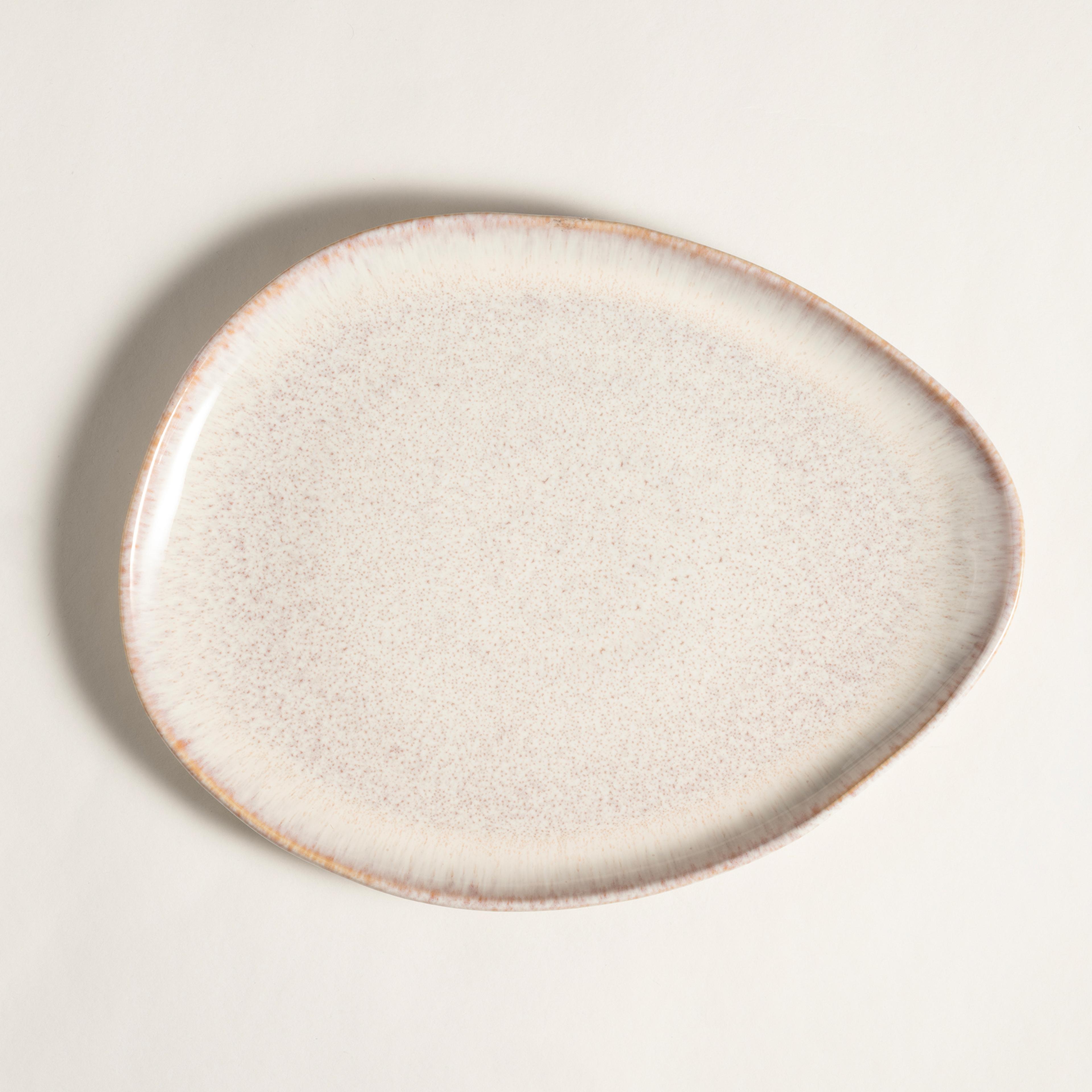 Fonte Stoneware Yemek Tabağı 31x24x3 Cm Turuncu