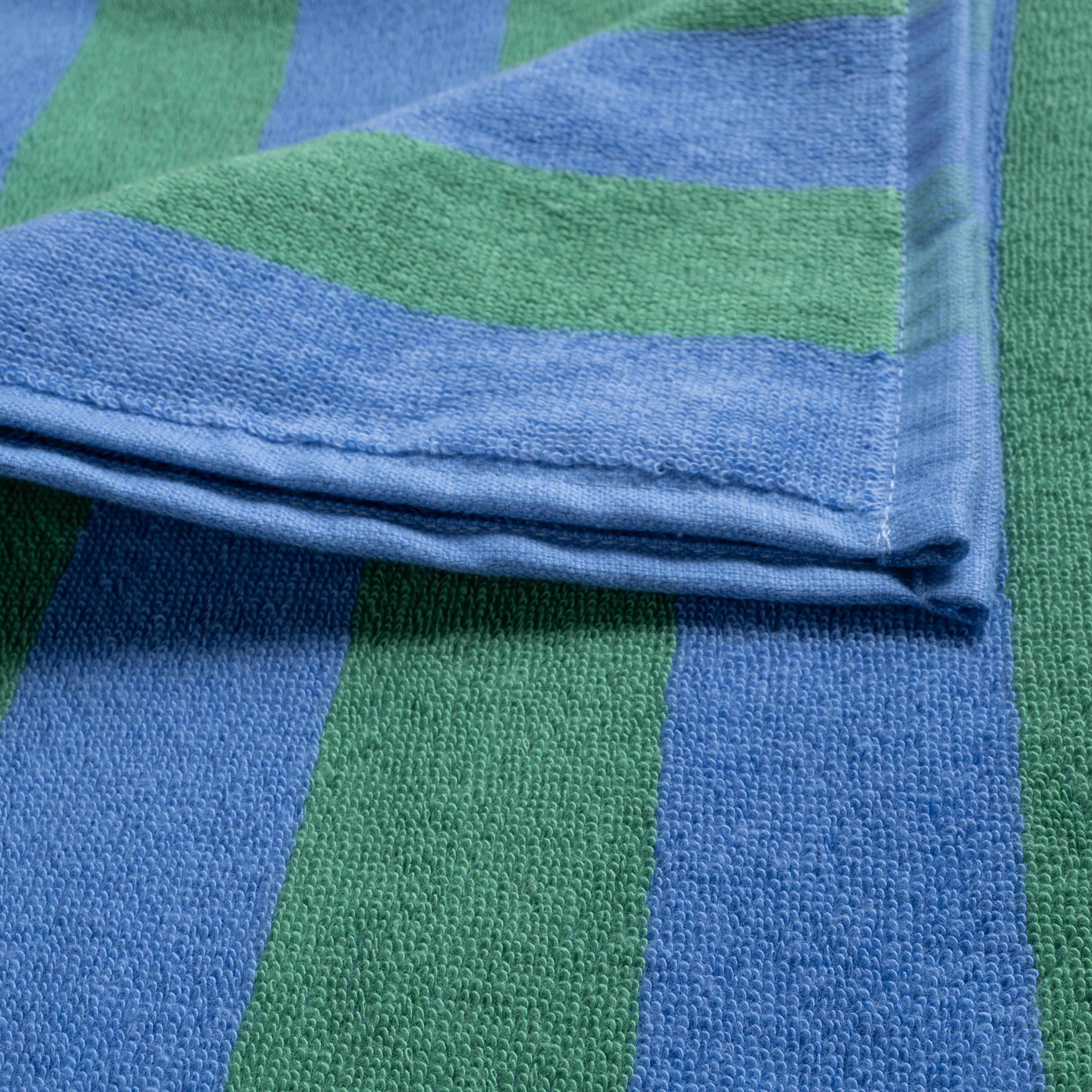 Tabea Pamuk Pamuk %100 Pamuk Banyo Havlusu 90x150 Cm Yeşil - Mavi