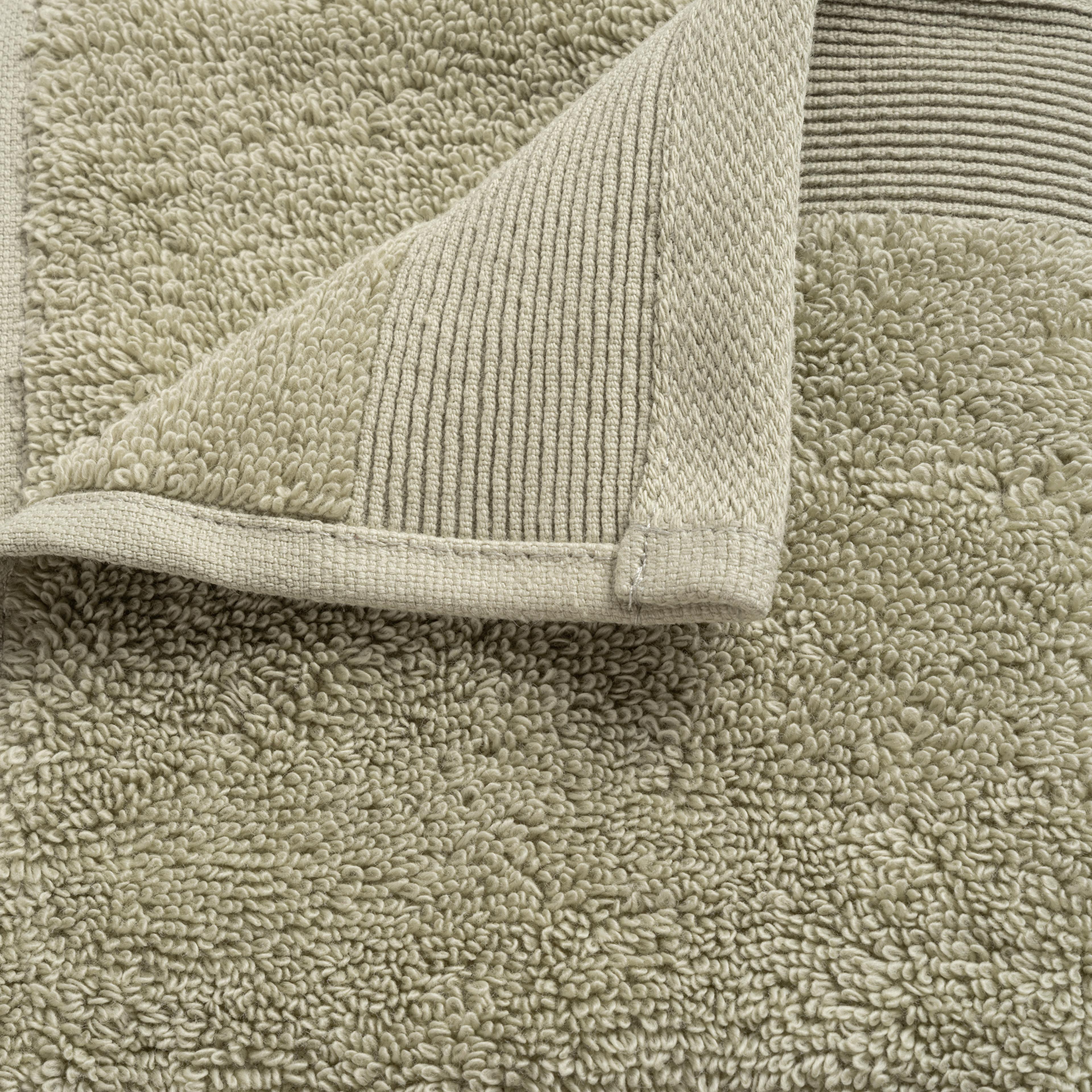 Solıd Bordürlü Pamuk %100 Pamuk El Havlusu 30x50 Cm Yeşil