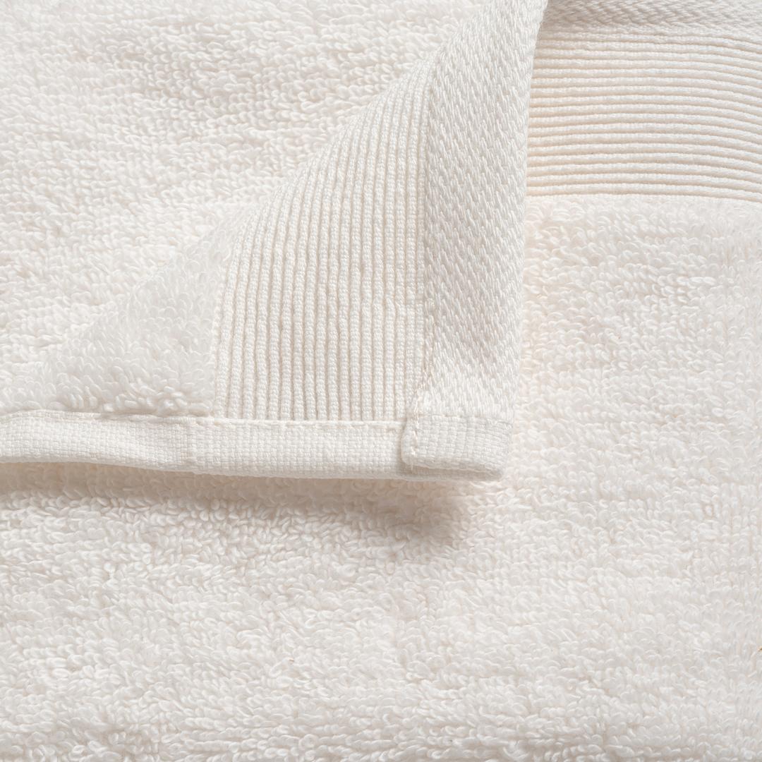 Solıd Bordürlü Pamuk %100 Pamuk El Havlusu 30x50 Cm Ekru