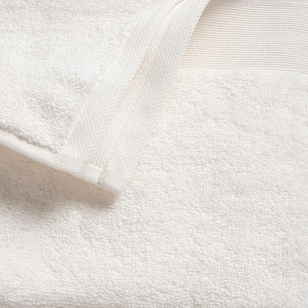 Solıd Bordürlü Pamuk %100 Pamuk Yüz Havlusu 50x90 Cm Ekru