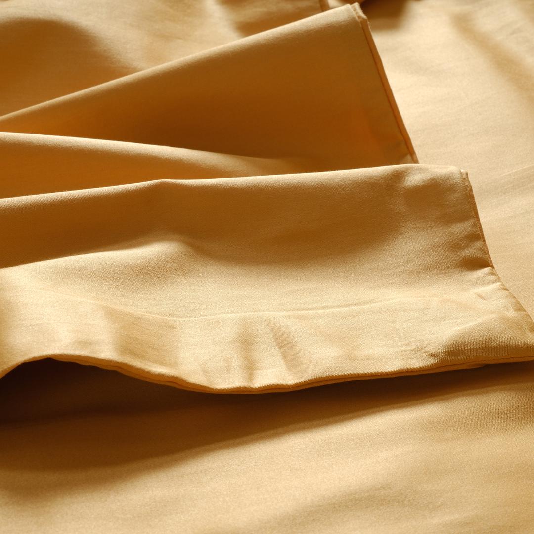 Solıd 300 Tc Tek Kişilik Pamuk %100 Pamuk Saten Nevresim Seti 160x220 Cm Sarı