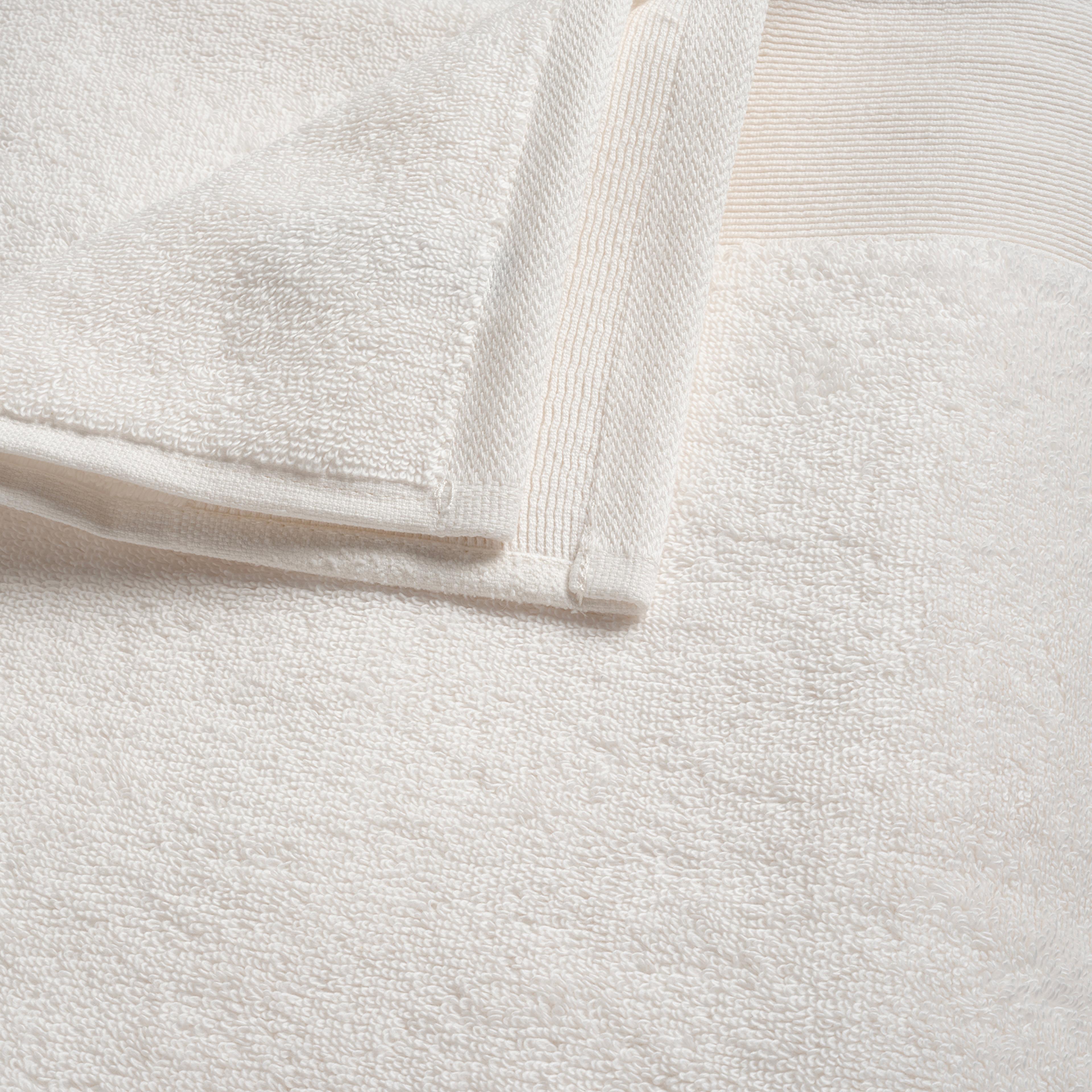 Solıd Bordürlü Pamuk %100 Pamuk Banyo Havlusu 90x150 Cm Ekru