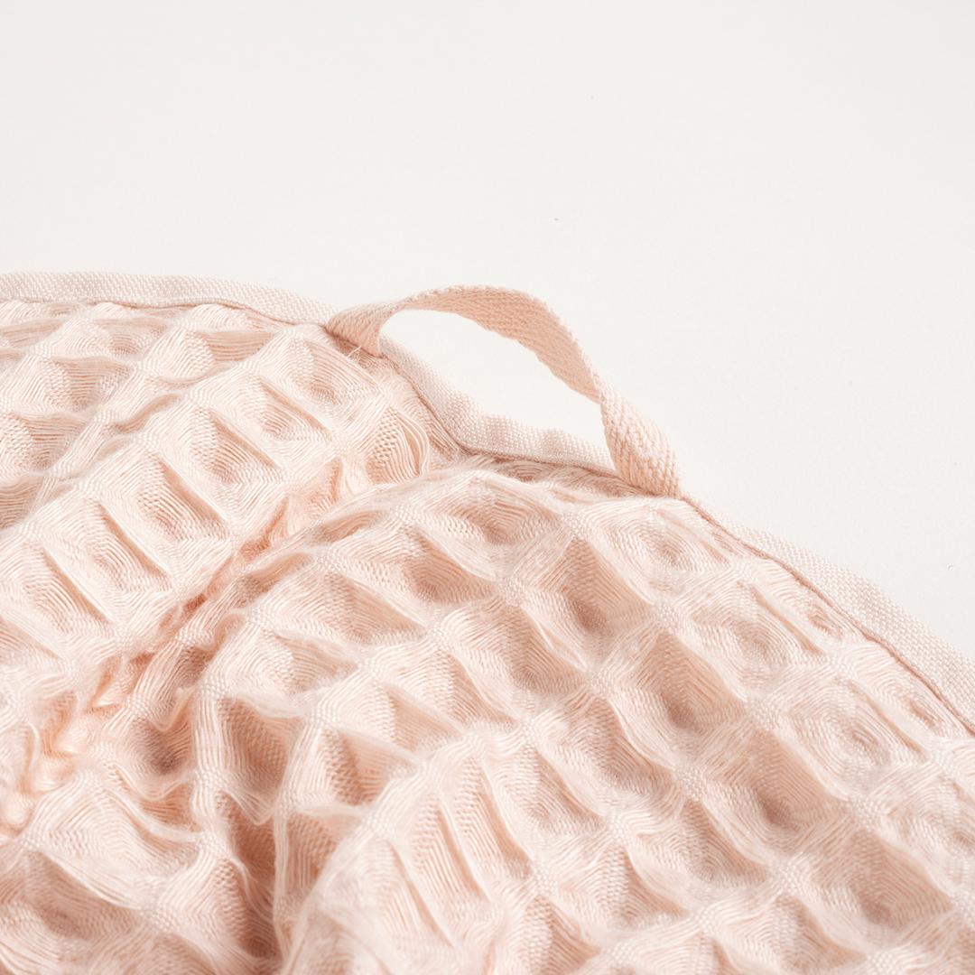 Solıd Waffle Pamuk Modal Pamuklu Yüz Havlusu 50x90 Cm Pembe