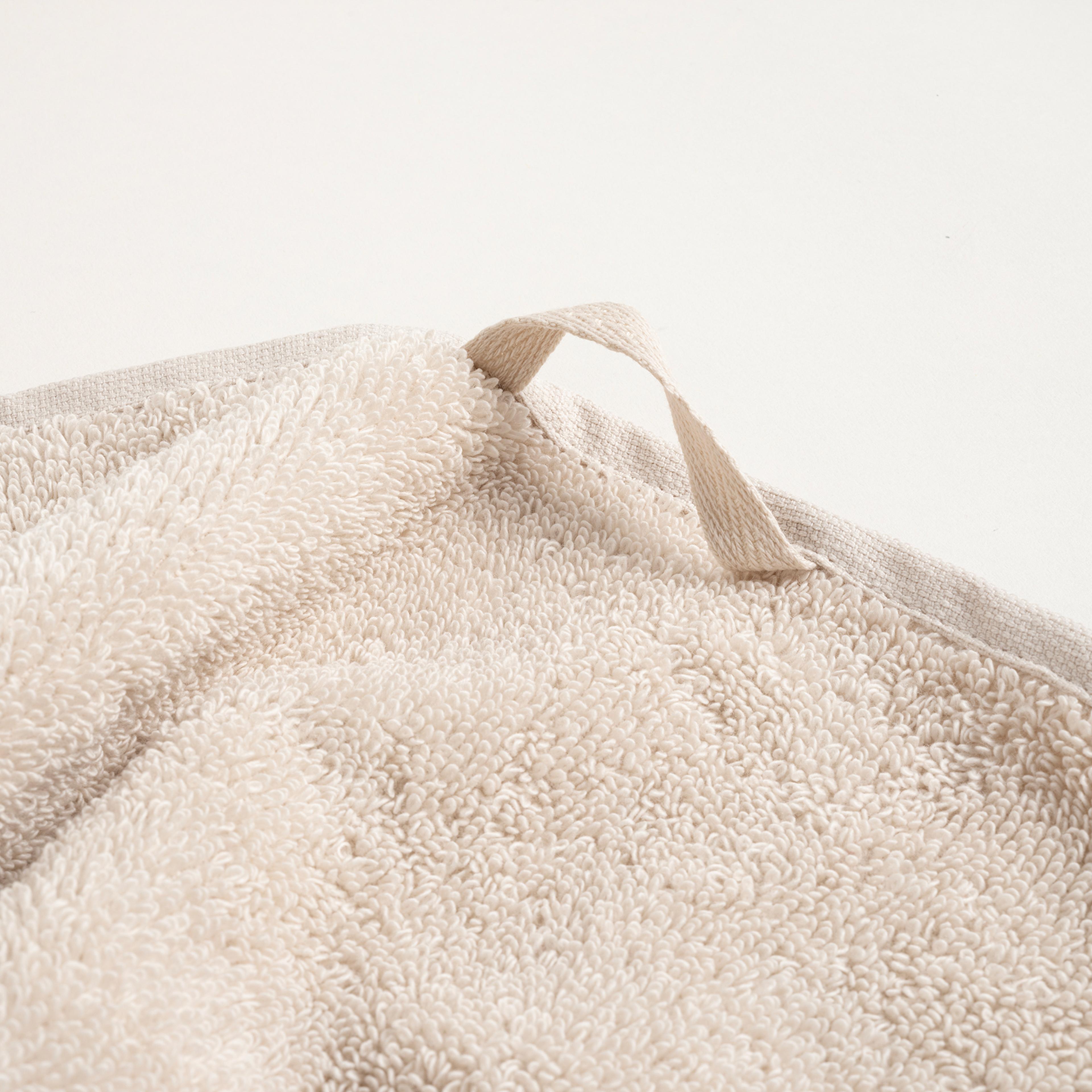 Ornaz Nakışlı Pamuk %100 Pamuk El Havlusu 30x50 Cm Krem