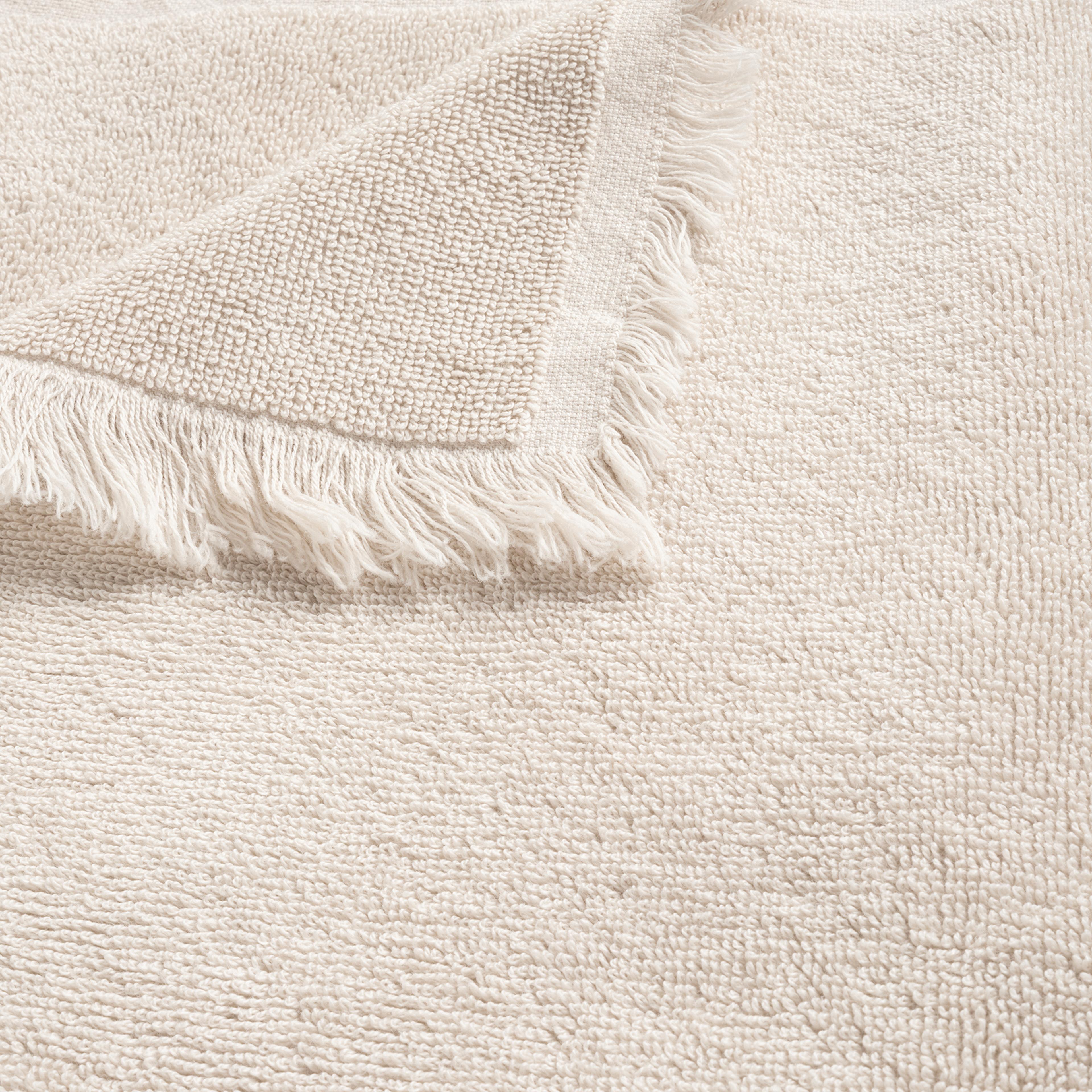 Faro Saçaklı Pamuk %100 Pamuk El Havlusu 30x50 Cm Bej