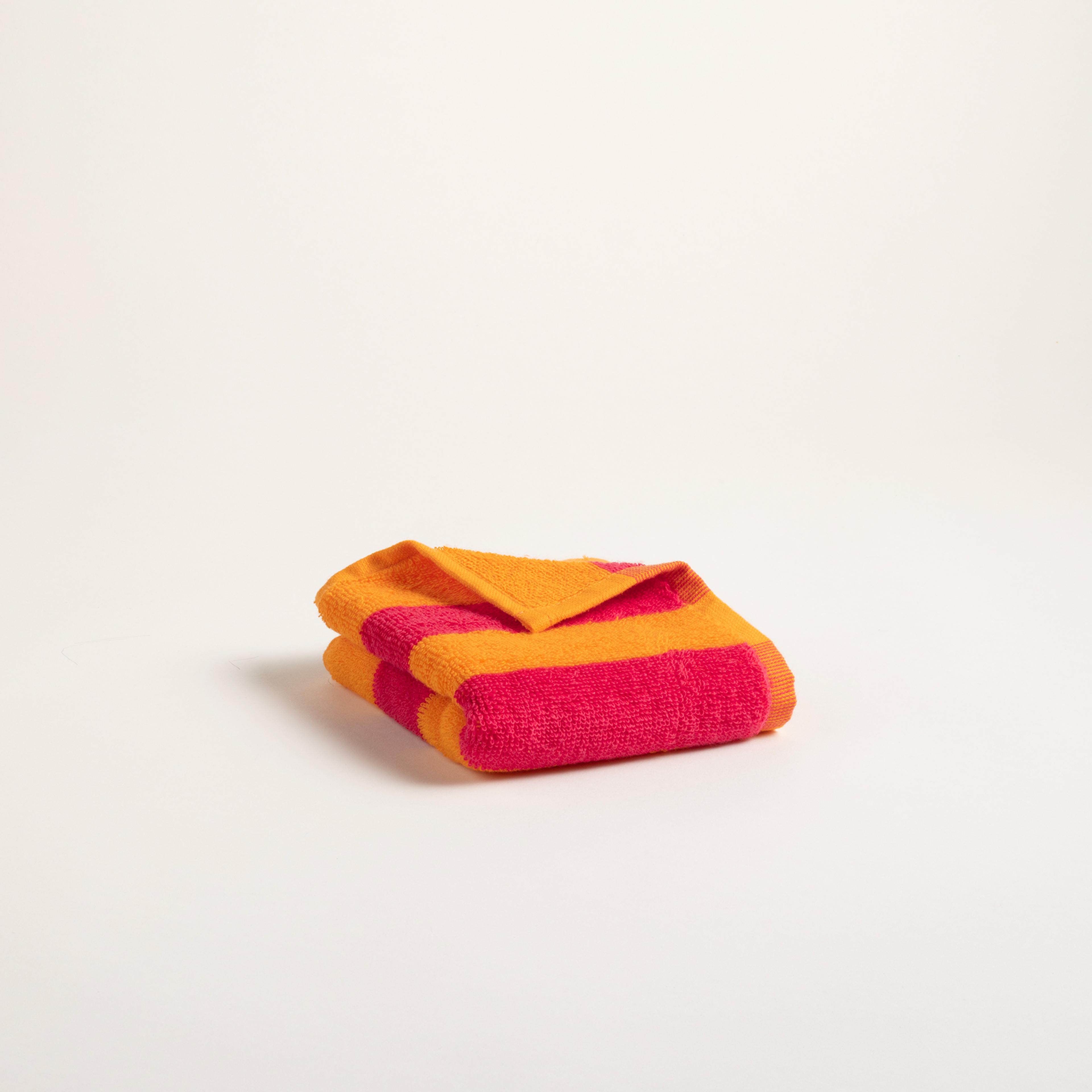 Tabea Pamuk Pamuk %100 Pamuk El Havlusu 30x50 Cm Turuncu - Fuşya