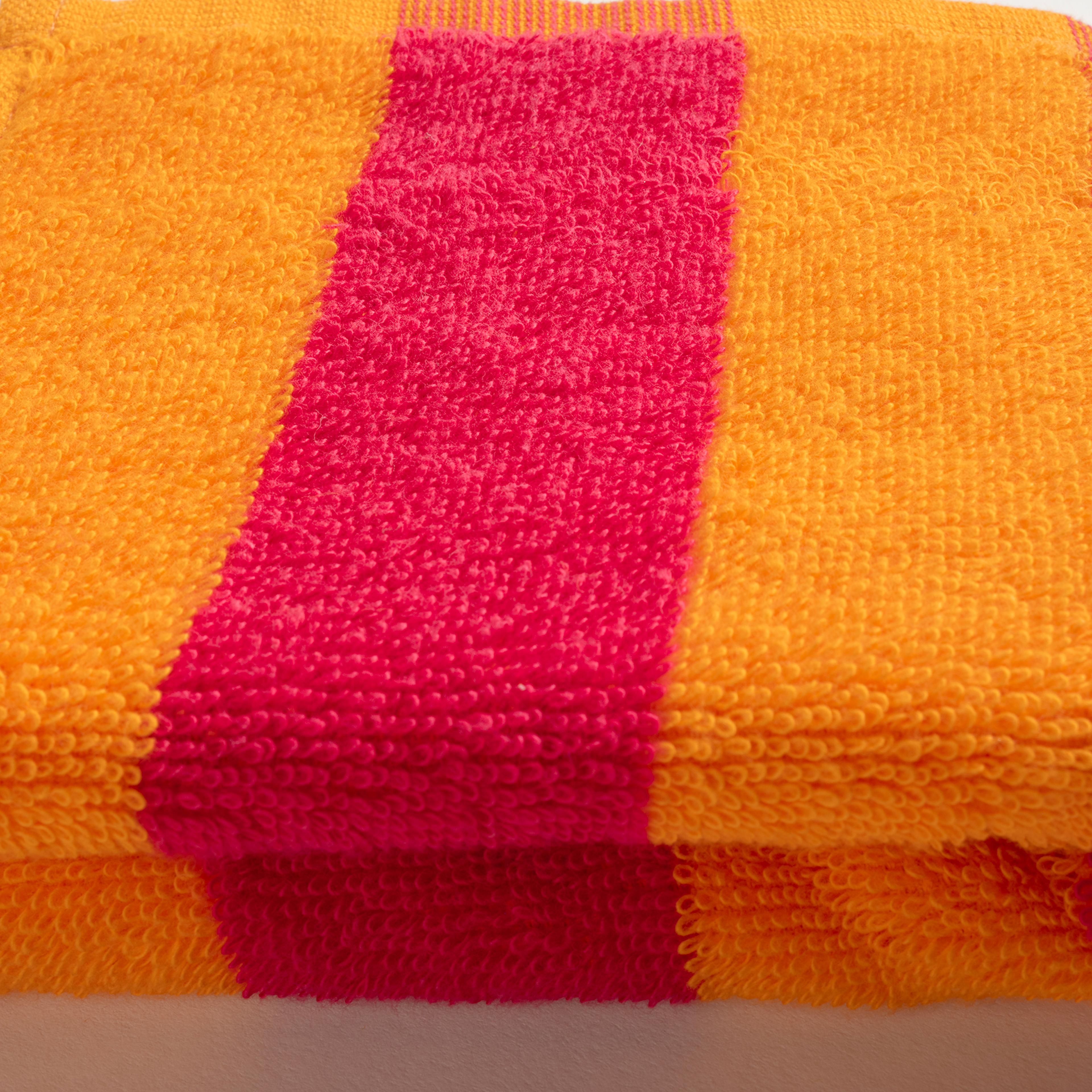 Tabea Pamuk Pamuk %100 Pamuk El Havlusu 30x50 Cm Turuncu - Fuşya