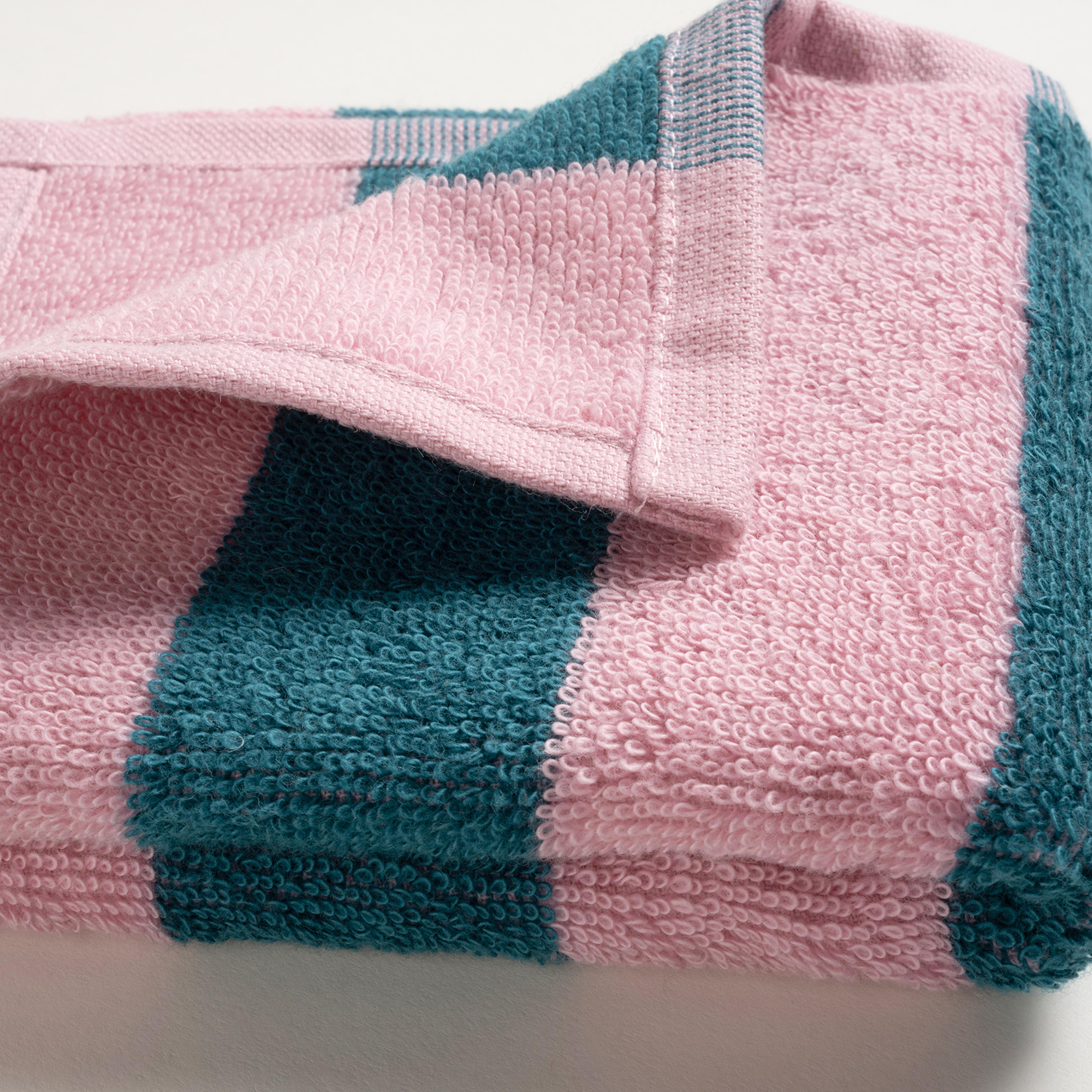 Tabea Pamuk Pamuk %100 Pamuk El Havlusu 30x50 Cm Pembe - Yeşil