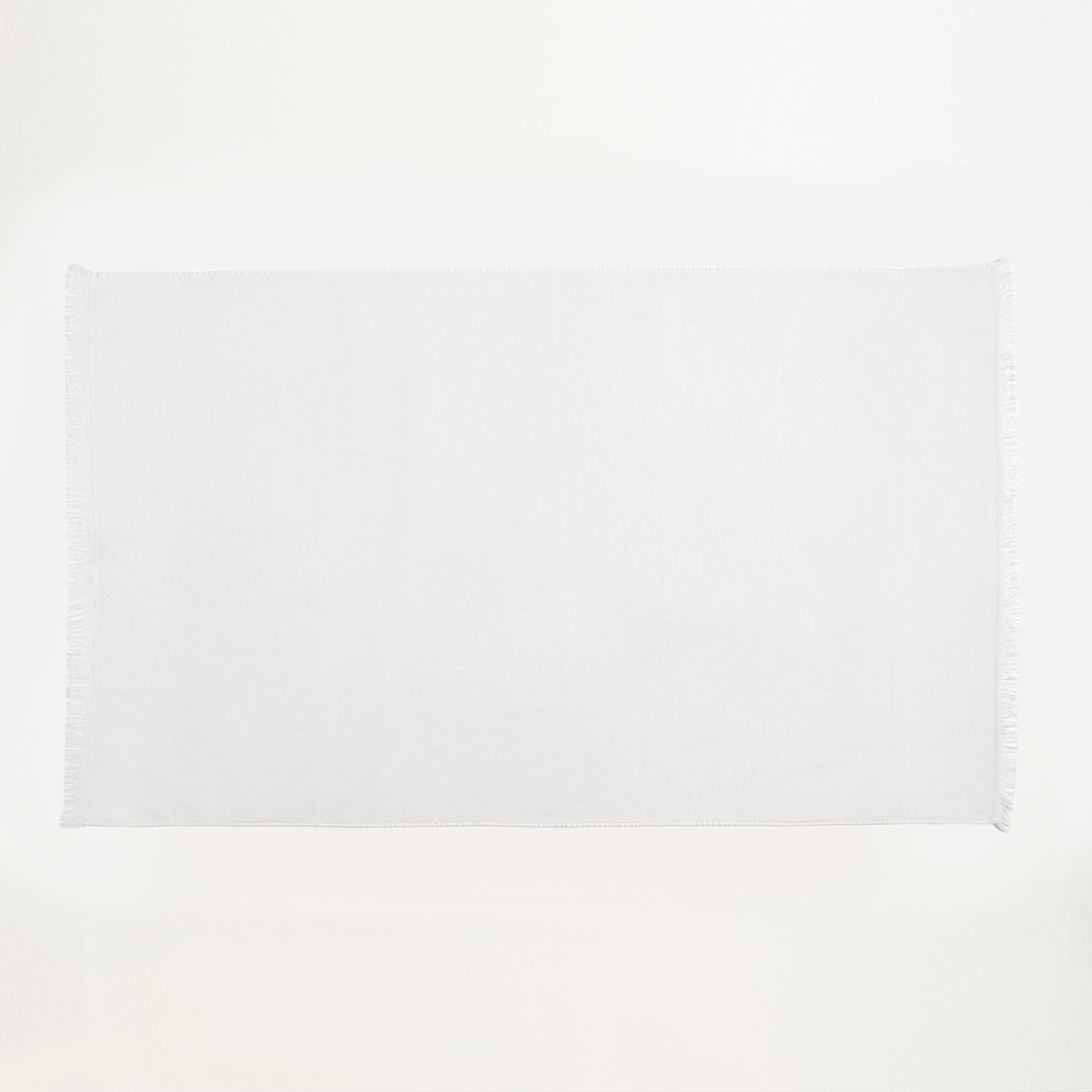 Vıseu Saçaklı Pamuk %100 Pamuk Plaj Havlusu 90x150 Cm Krem