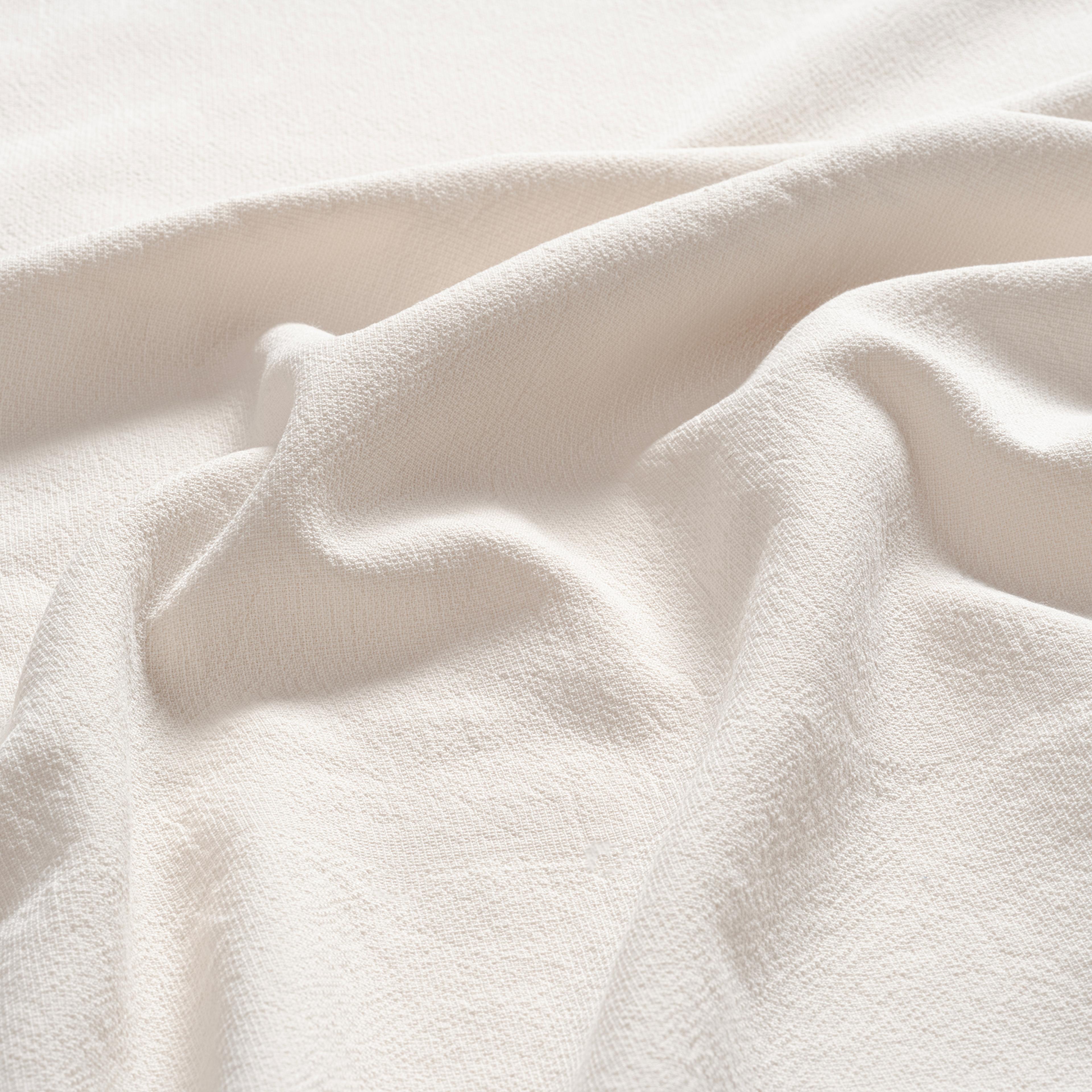 Vıseu Saçaklı Pamuk %100 Pamuk Plaj Havlusu 90x150 Cm Krem