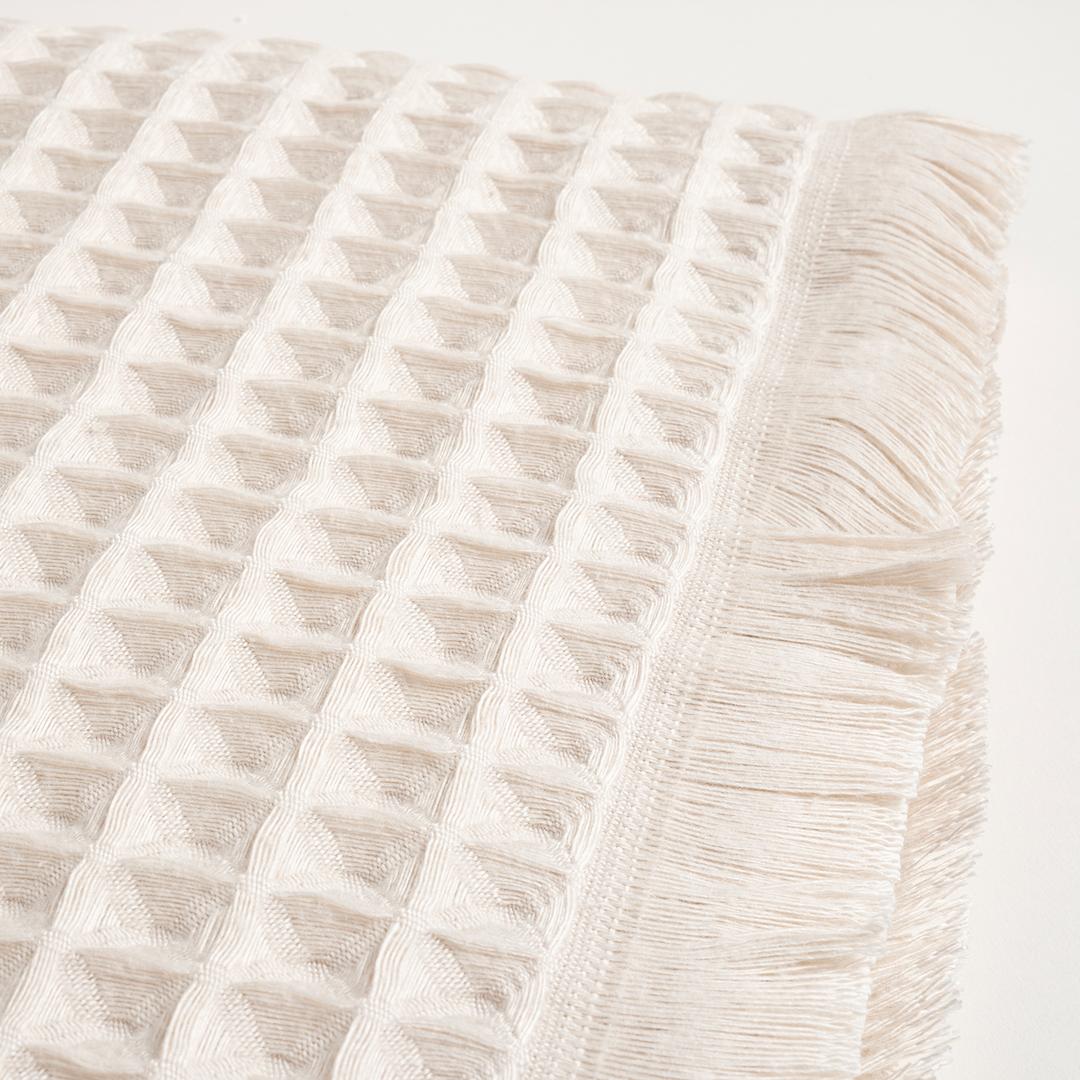 Solıd Krem Banyo Havlusu 90x150 Cm