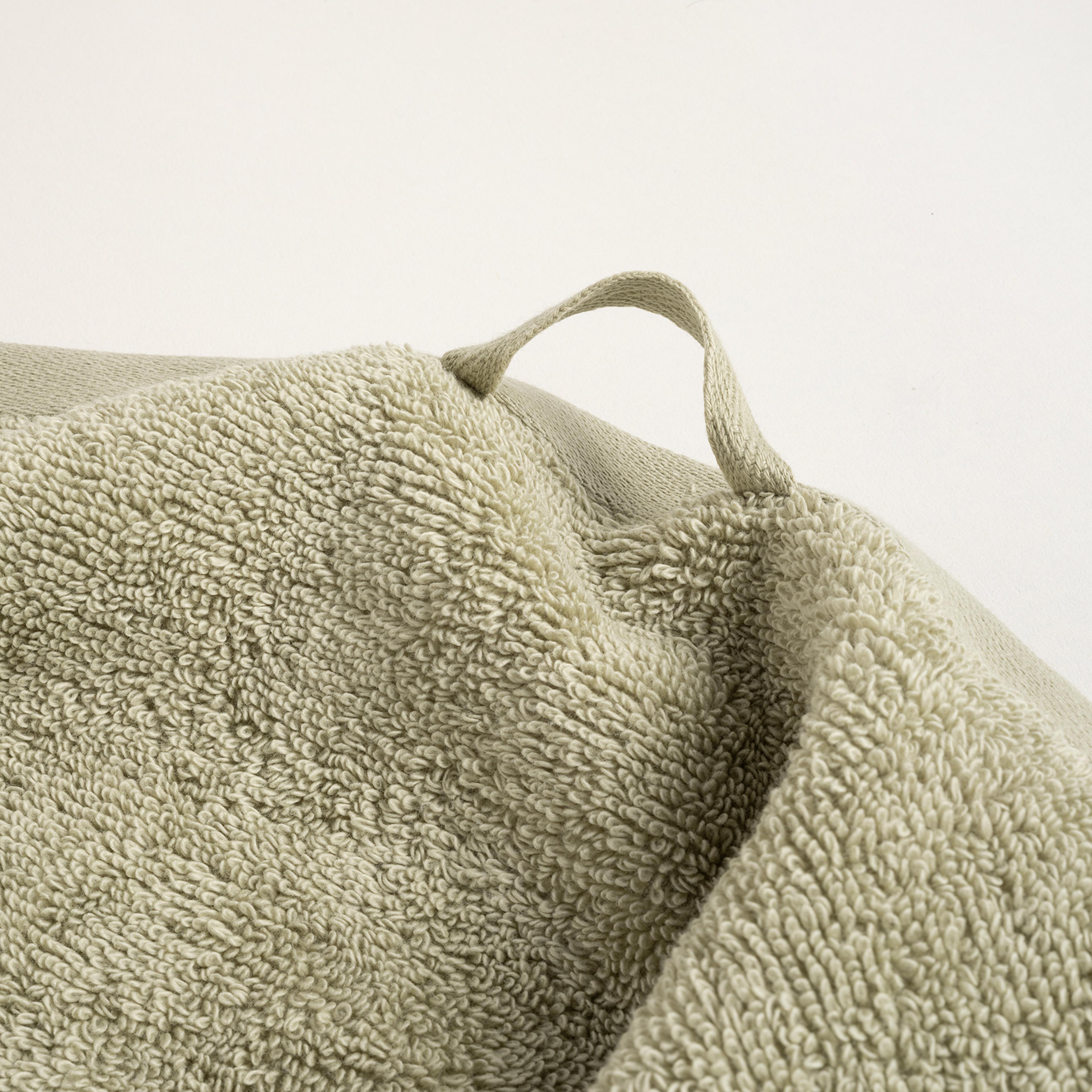 Ornaz Nakışlı Pamuk %100 Pamuk Yüz Havlusu 50x90 Cm Yeşil