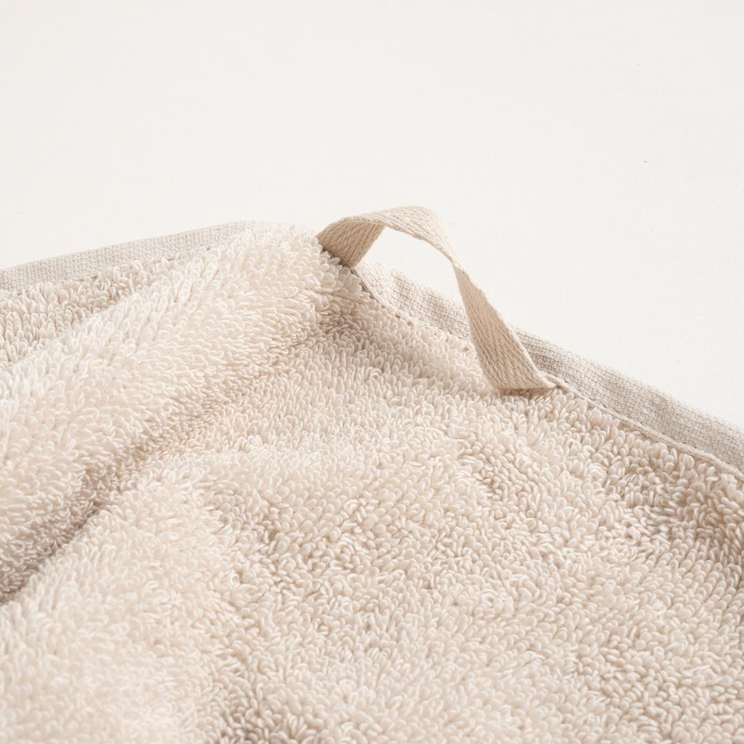 Ornaz Nakışlı Pamuk %100 Pamuk Yüz Havlusu 50x90 Cm Krem