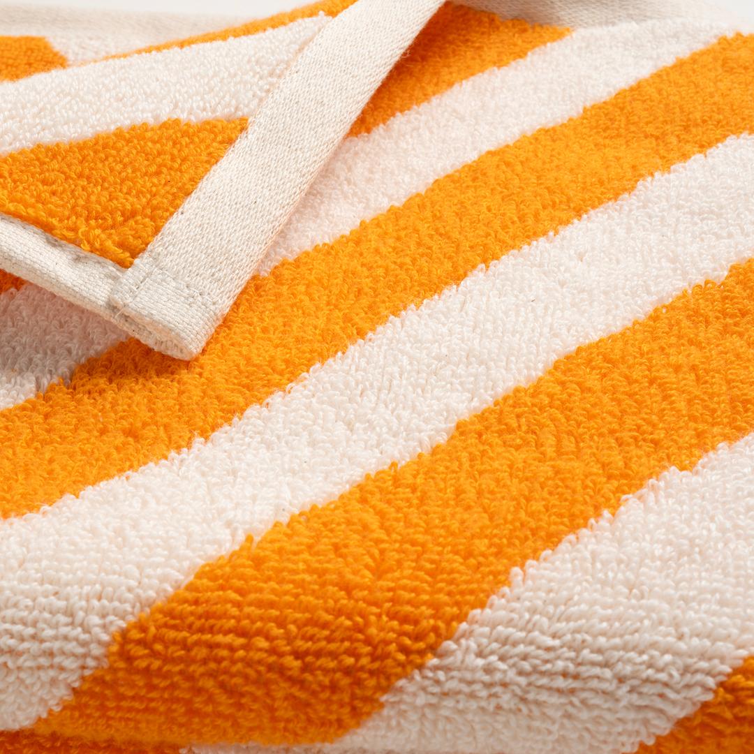 Ornaz İplik Boyalı Verevli Pamuk %100 Pamuk Yüz Havlusu 50x90 Cm Natural - Mavi