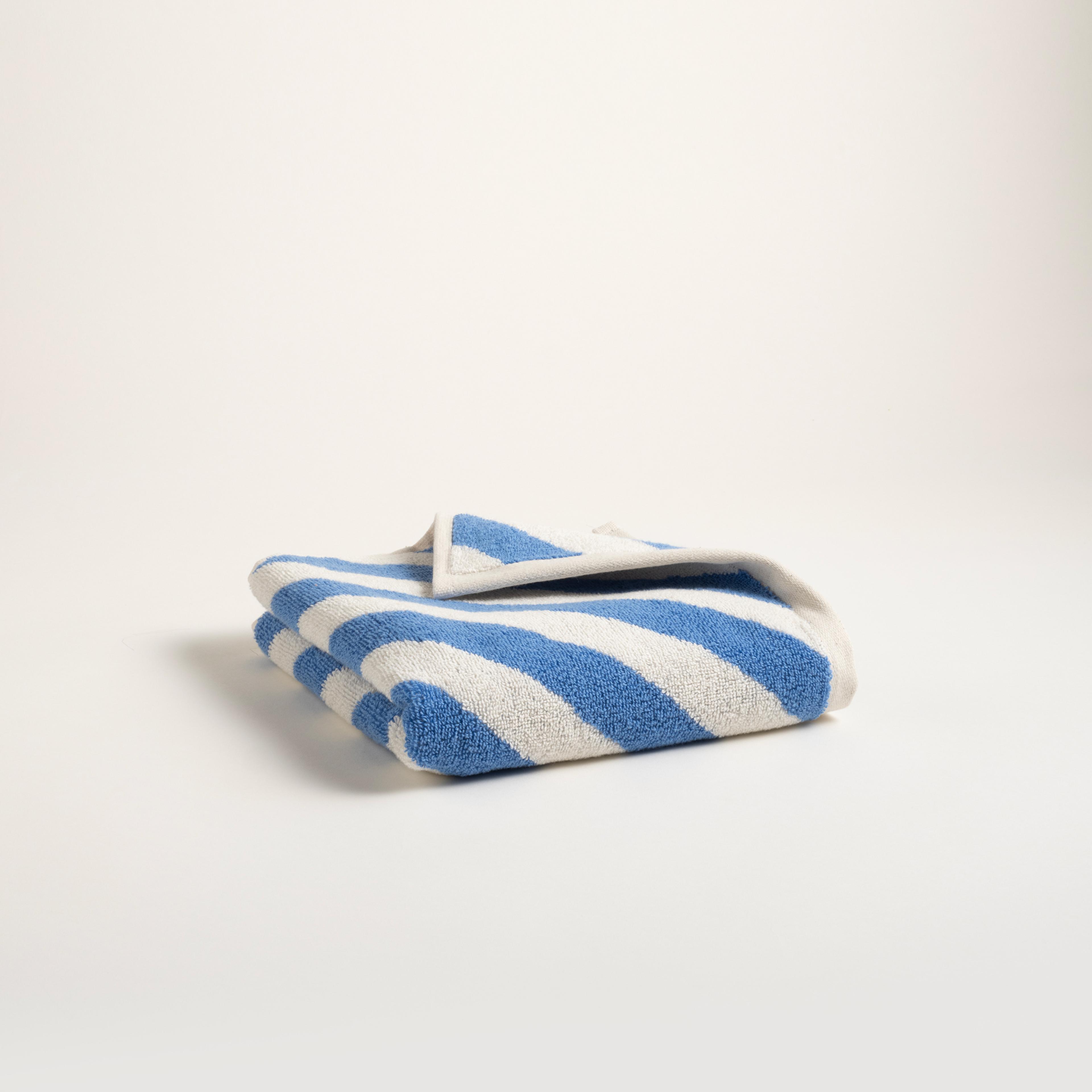 Ornaz İplik Boyalı Verevli Pamuk %100 Pamuk Yüz Havlusu 50x90 Cm Natural - Turuncu