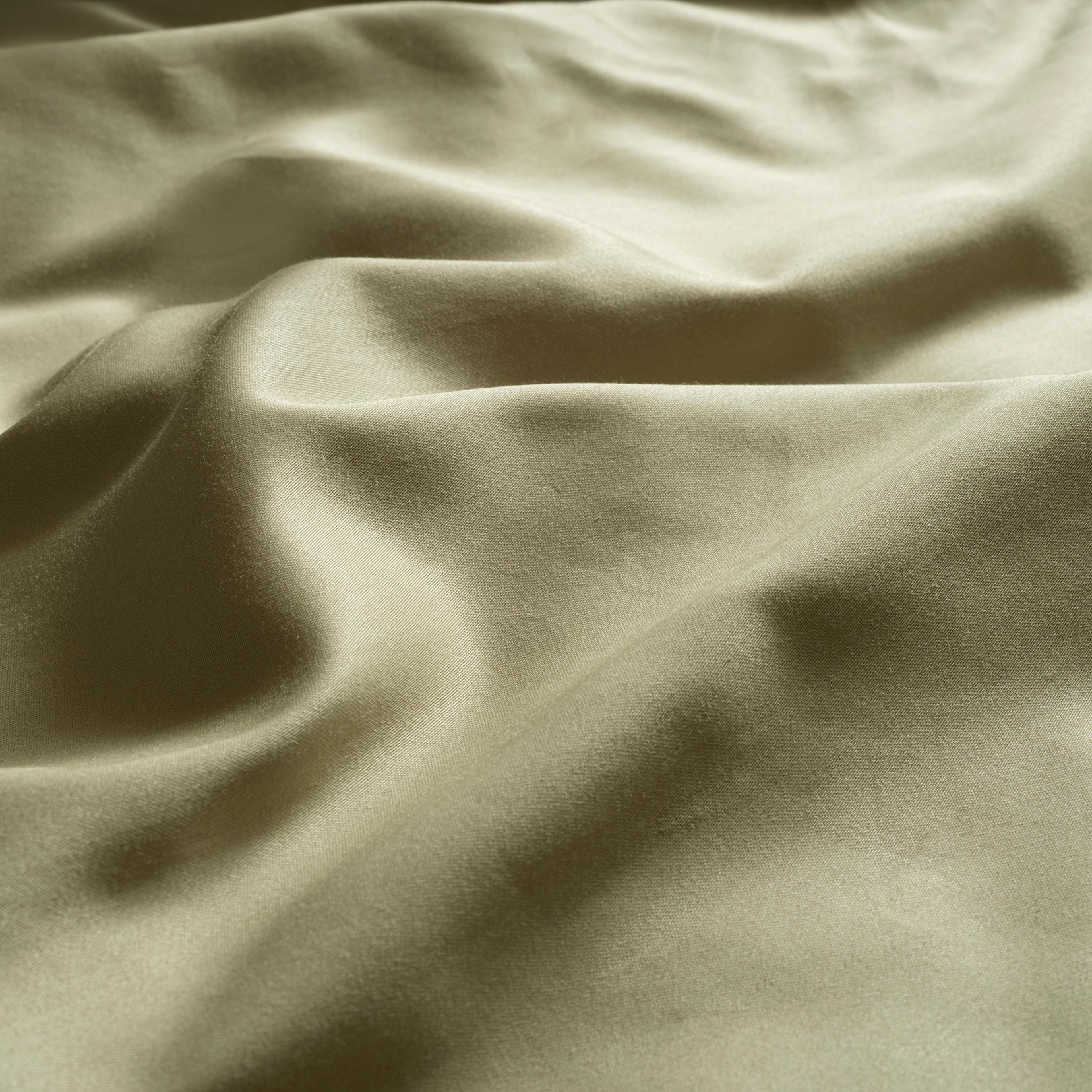 Solıd 300 Tc Kıng Sıze Pamuk %100 Pamuk Saten Nevresim Seti 240x220 Cm Yeşil