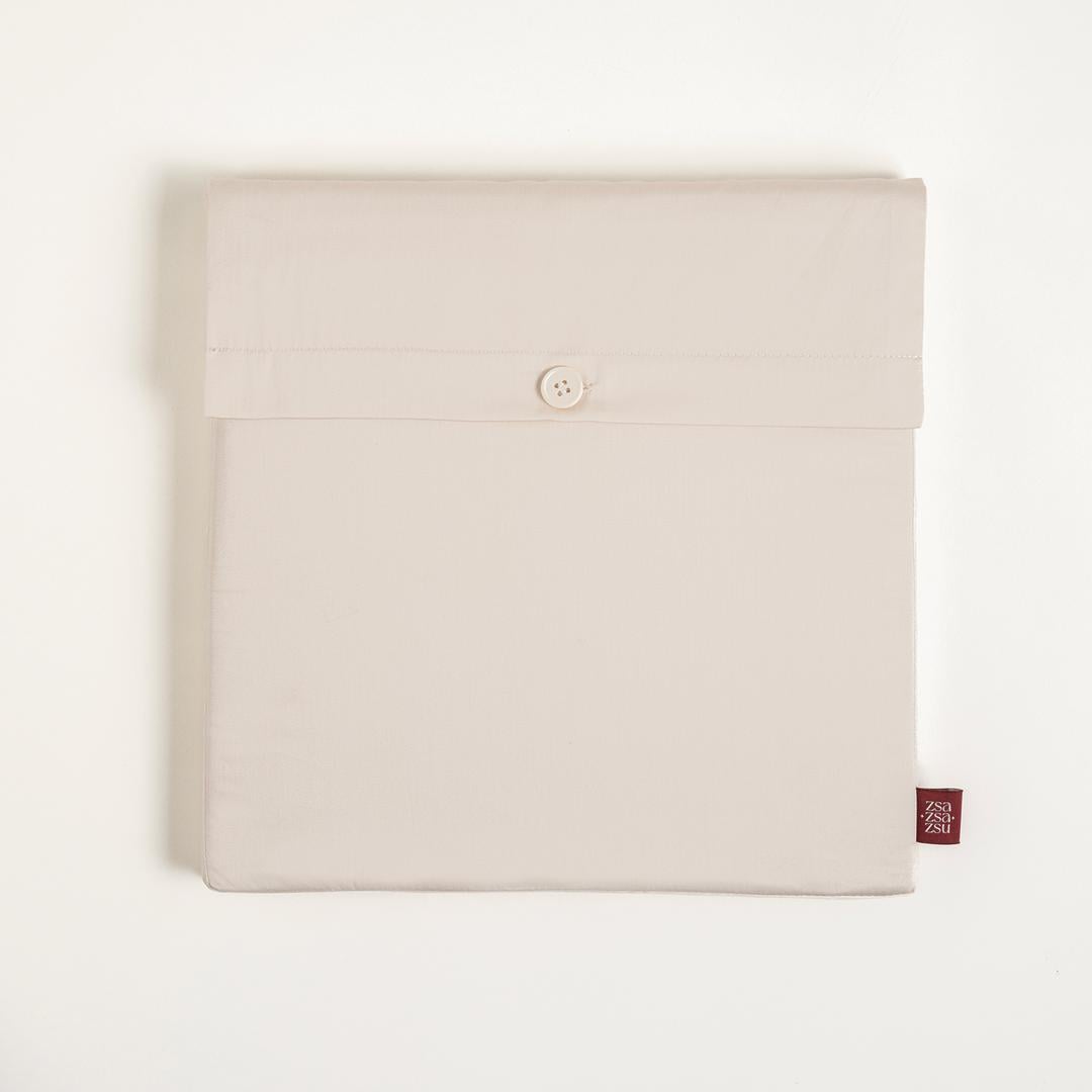 Solıd 300 Tc Kıng Sıze Pamuk %100 Pamuk Saten Nevresim Seti 240x220 Cm Krem