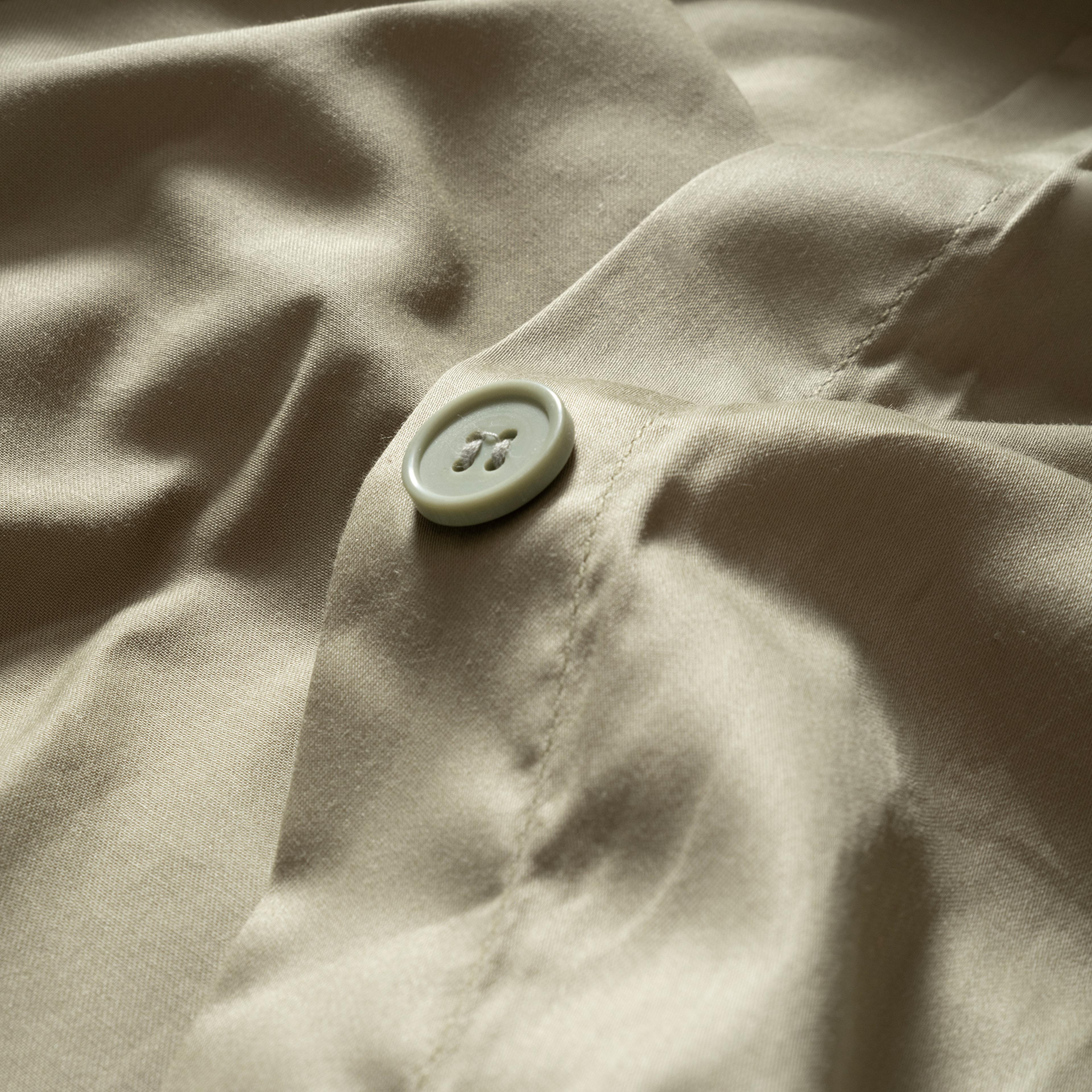 Solıd 300 Tc E.kıng Sıze Pamuk Saten %100 Pamuk Saten Nevresim Seti 260x220 Cm Yeşil