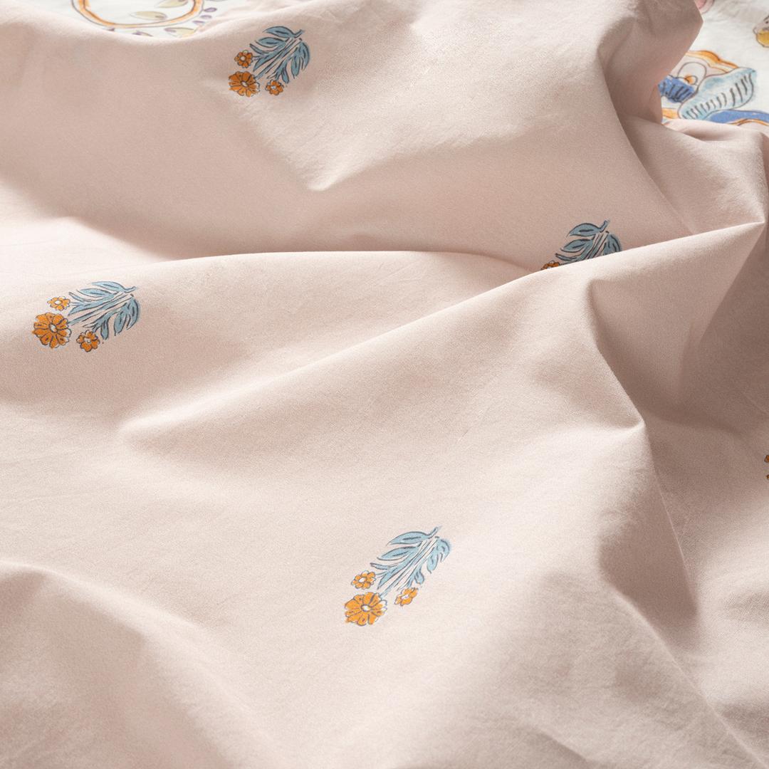 Lahor Yıkamalı 200 Tc Percale Çift Kişilik Pamuk %100 Pamuk Nevresim Seti 200x220 Cm Renkli