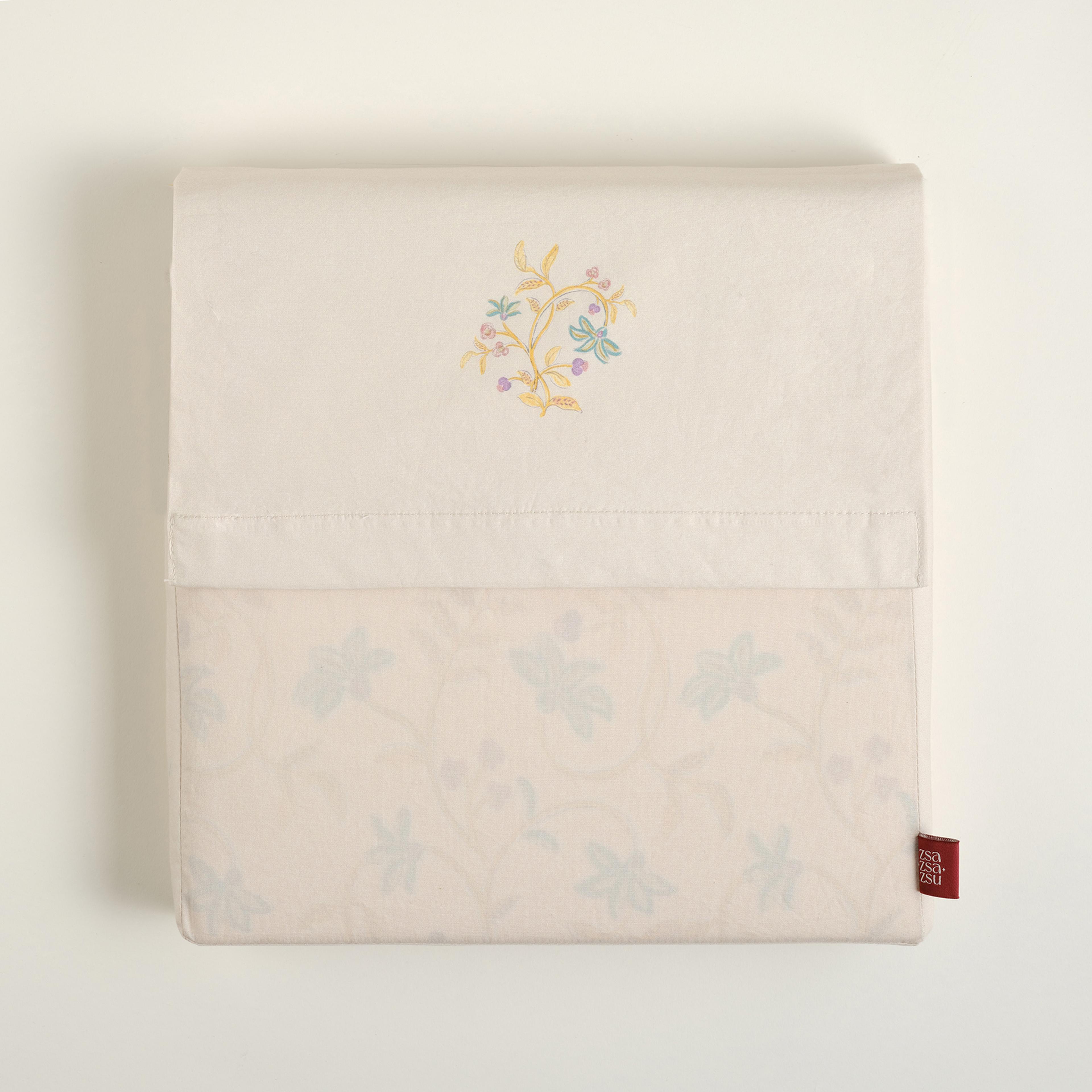 Lahor Yıkamalı 200 Tc Percale Çift Kişilik Pamuk %100 Pamuk Nevresim Seti 200x220 Cm Bej