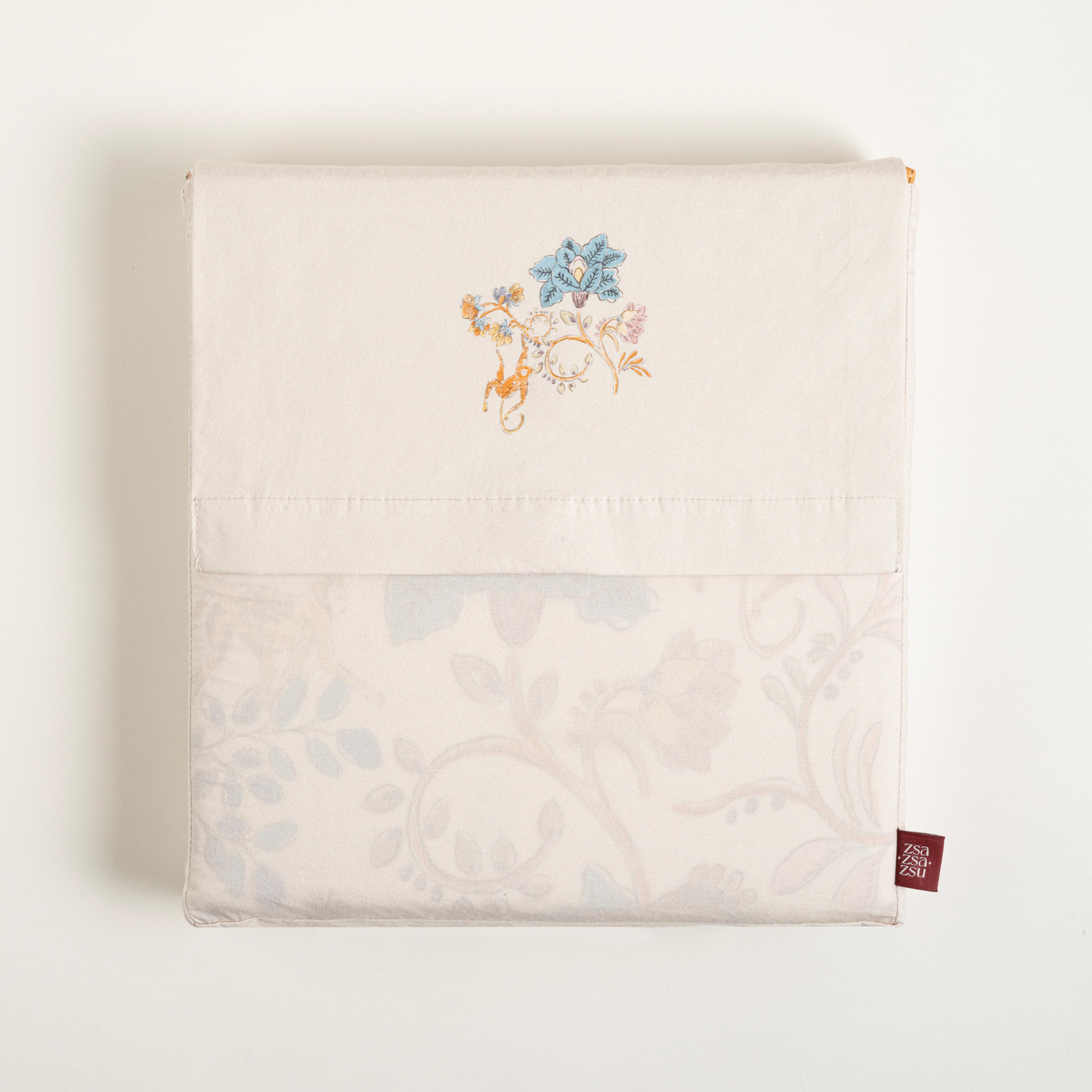 Lahor Yıkamalı 200 Tc Percale E.kıng Sıze Pamuk %100 Pamuk Nevresim Seti 260x220 Cm Renkli