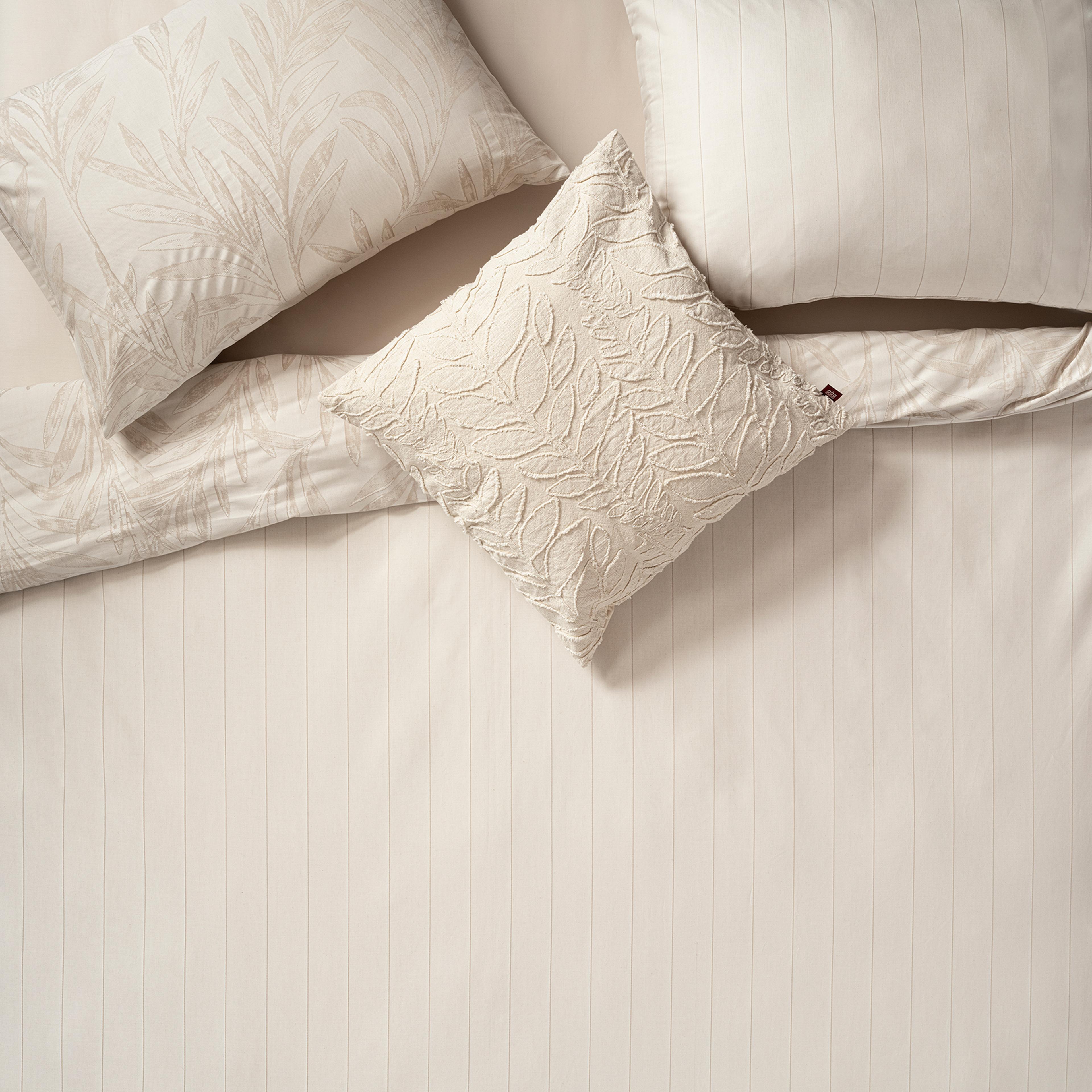 Costa Jakarlı Çift Kişilik Pamuk %100 Pamuk Nevresim Seti 200x220 Cm Natural