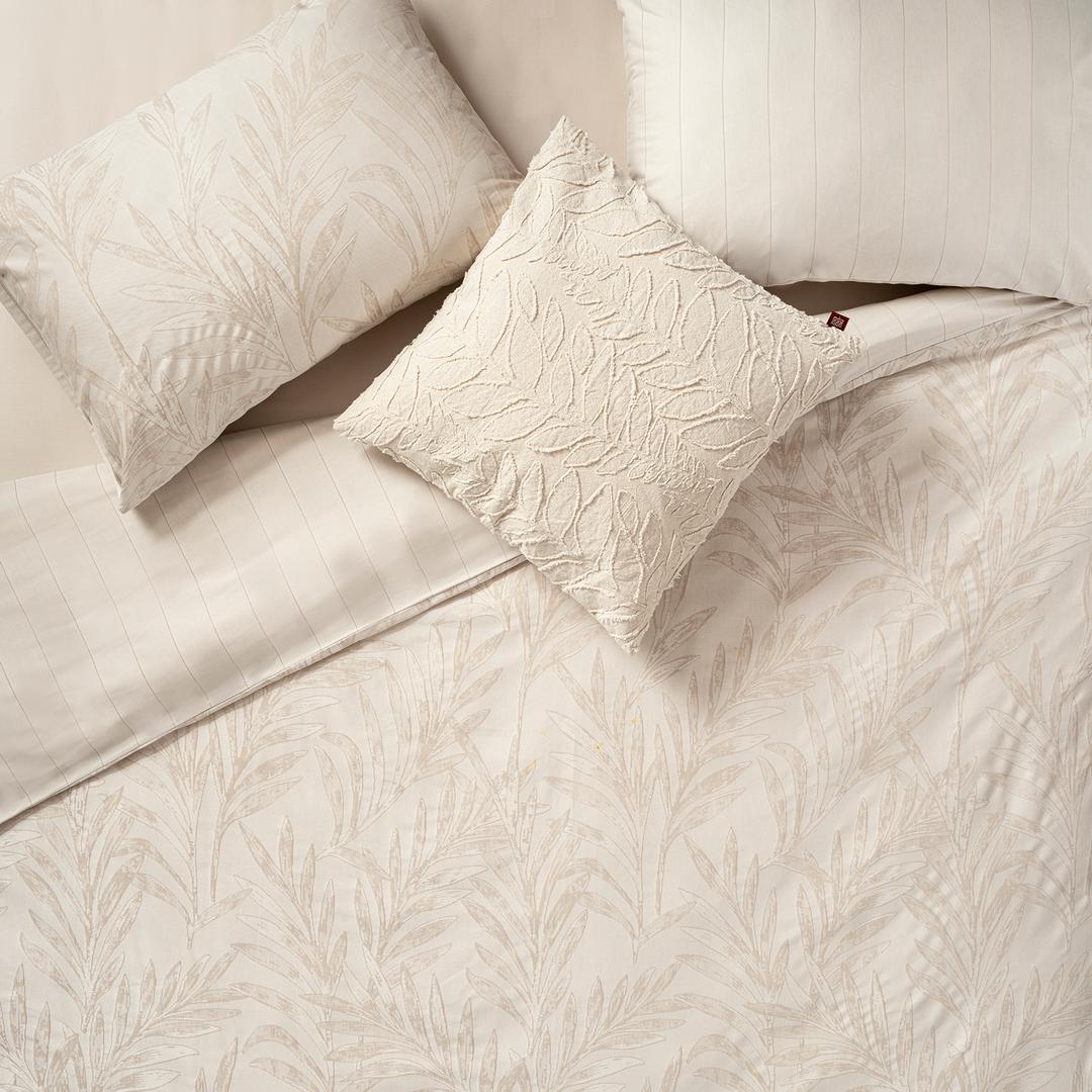 Costa Jakarlı E.kıng Sıze Pamuk %100 Pamuk Nevresim Seti 260x220 Cm Natural