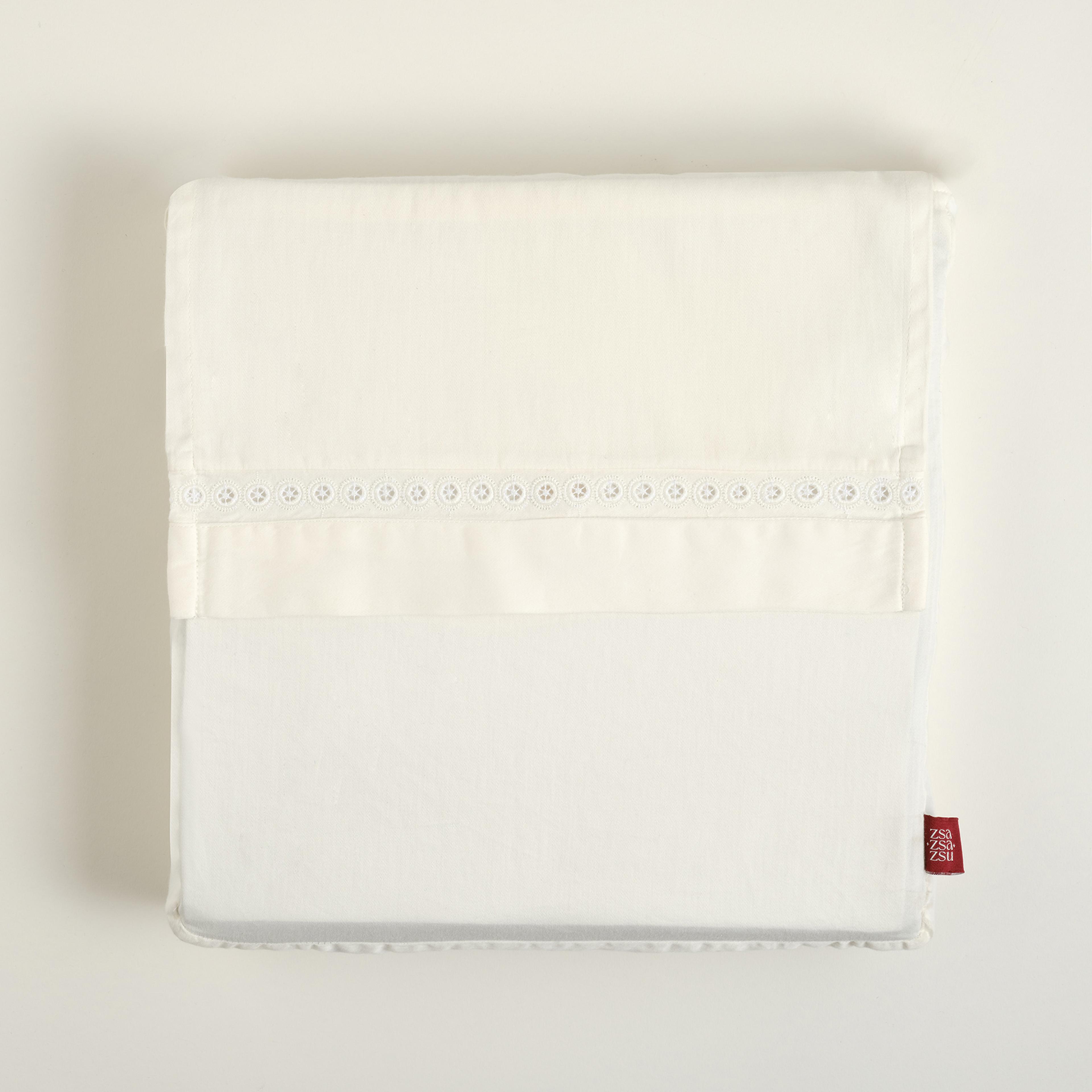 Mıno Brodeli 300 Tc Saten E.kıng Sıze Pamuk Saten %100 Pamuk Nevresim Seti 260x220 Cm Ekru