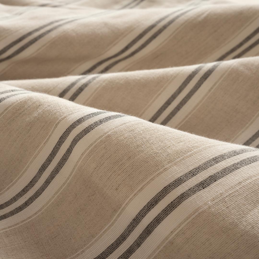 Braga Pamuk Keten Kıng Sıze Pamuk Keten Pamuk Keten Nevresim Seti 240x220 Cm Natural - Grı