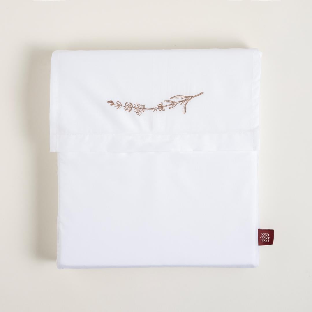 Braga Nakışlı E.kıng Sıze Lyocell Pamuk Lyocell Nevresim Seti 260x220 Cm Ekru