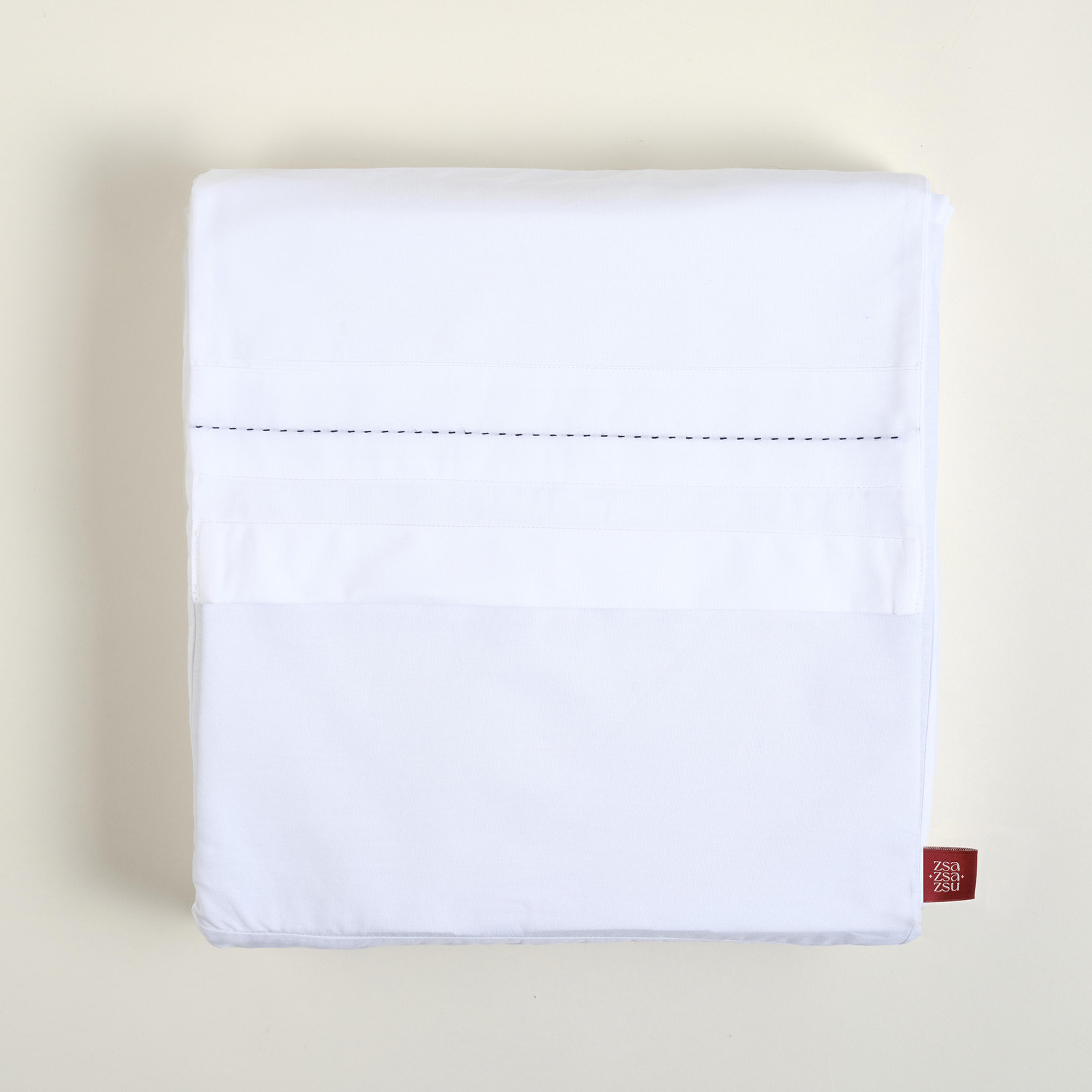 Brıto 200 Tc Pamuk %100 Pamuk Nevresim Seti 200x220 Cm Beyaz