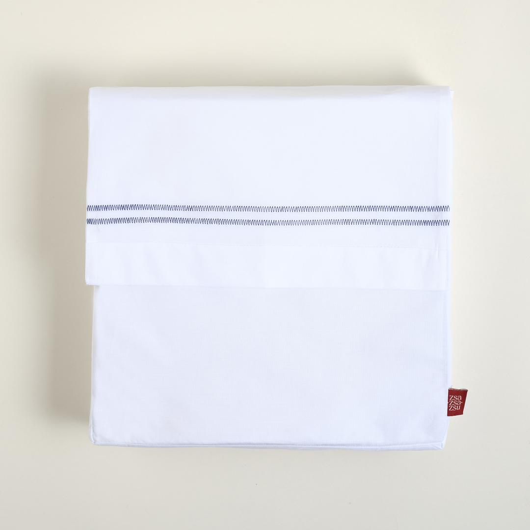 Brıto Nakışlı 200 Tc Percale Pamuk %100 Pamuk Nevresim Seti 260x220 Cm Beyaz