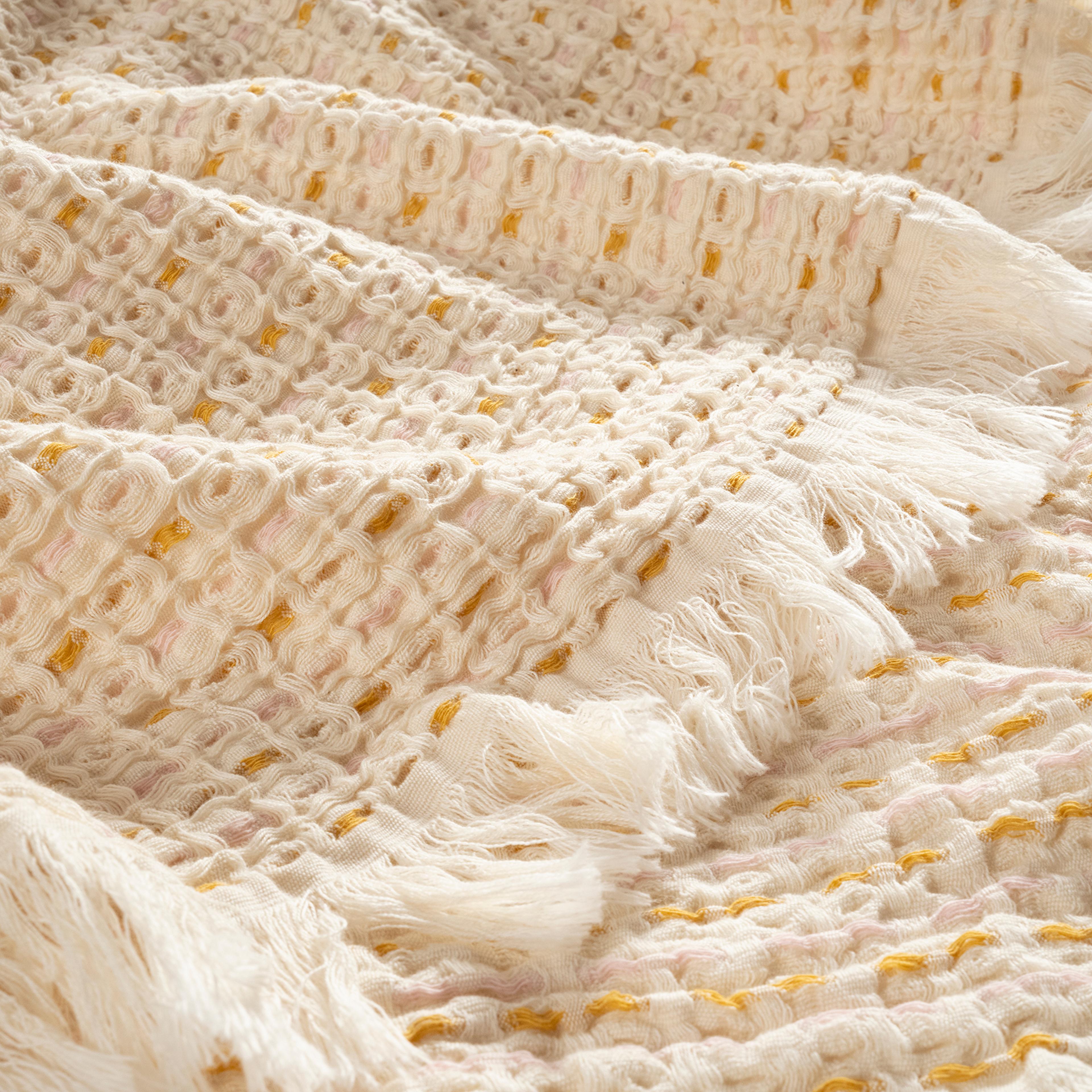 Costa Jakarlı Kıng Sıze Pamuk %100 Pamuk Pike 240x220 Cm Renkli