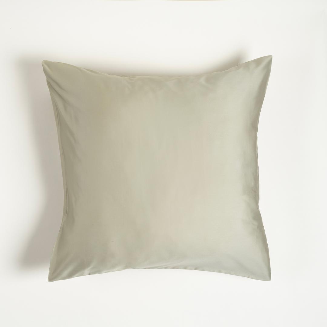 Solıd 300 Tc Pamuk Saten %100 Pamuk Saten Yastık Kılıfı 60x60 Cm Yeşil