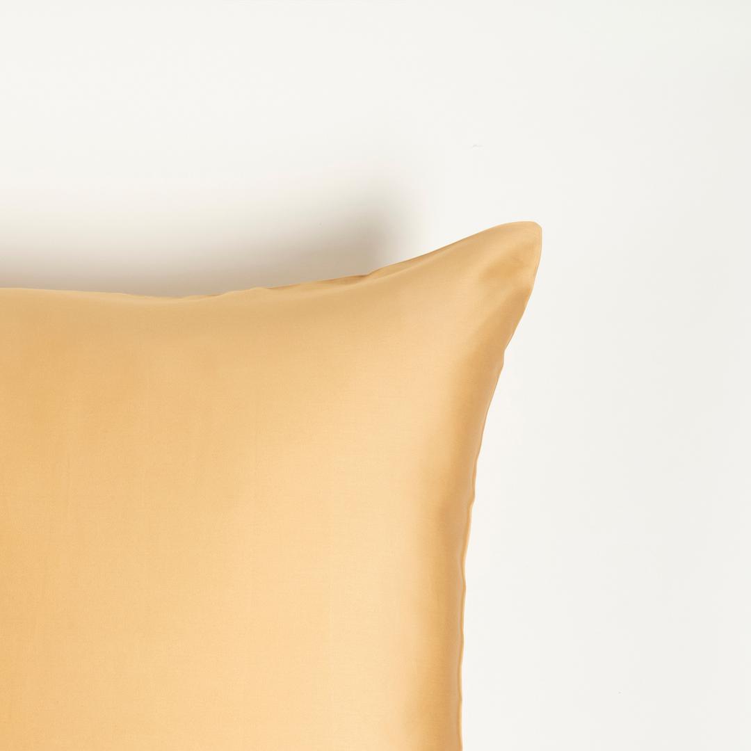 Solıd 300 Tc Pamuk Saten %100 Pamuk Saten Yastık Kılıfı 60x60 Cm Sarı