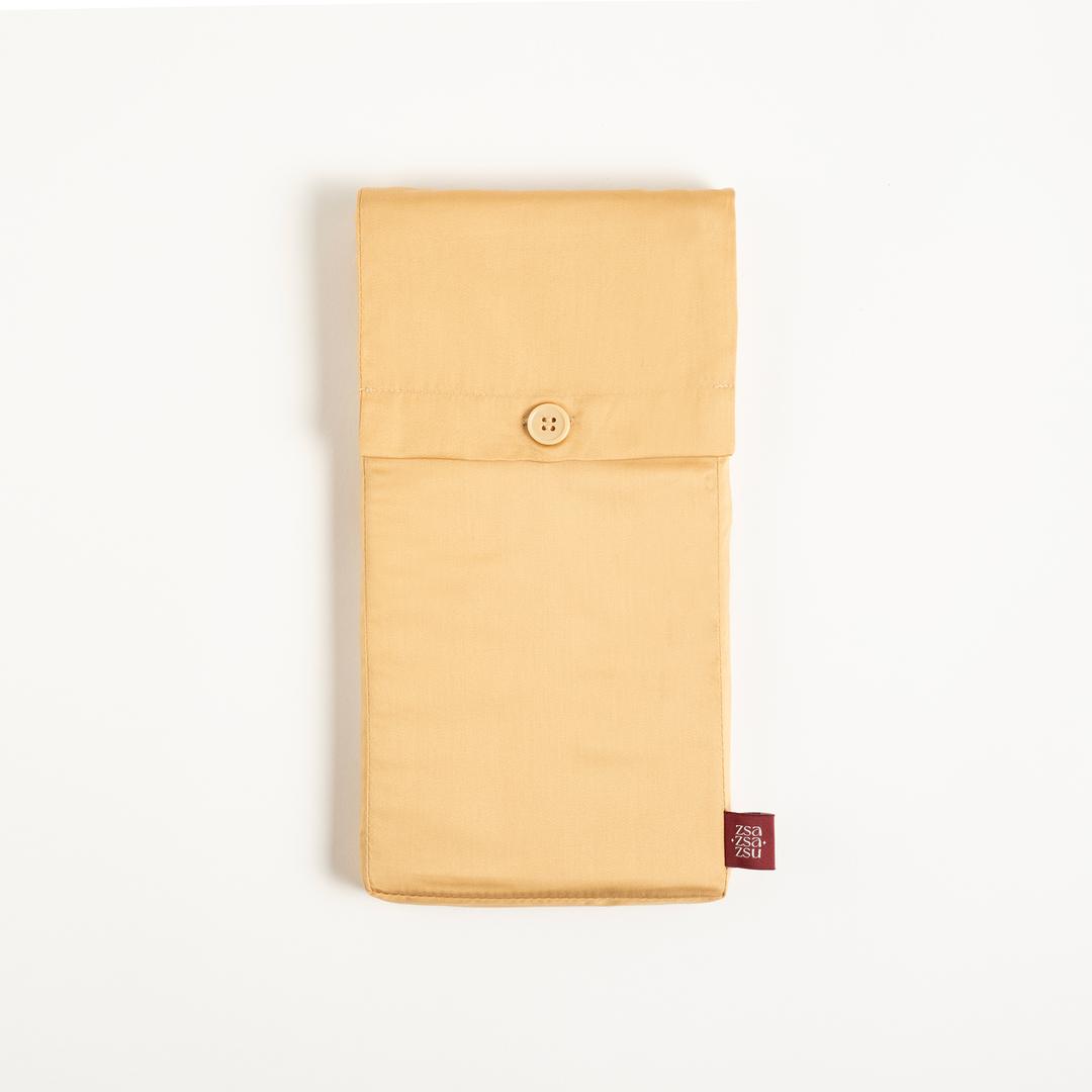 Solıd 300 Tc Pamuk Saten %100 Pamuk Saten Yastık Kılıfı 60x60 Cm Sarı