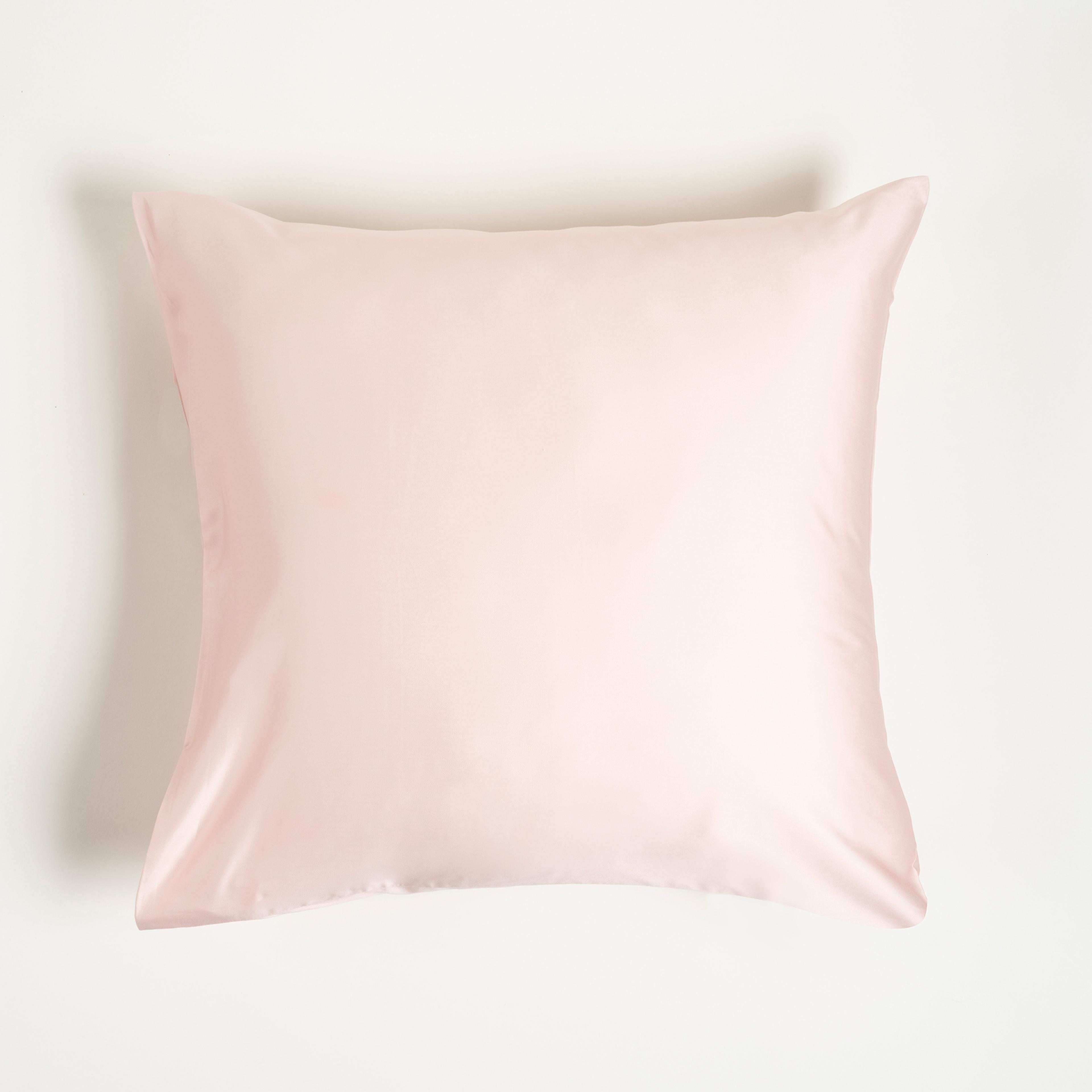 Solıd 300 Tc Pamuk Saten %100 Pamuk Saten Yastık Kılıfı 60x60 Cm Pembe