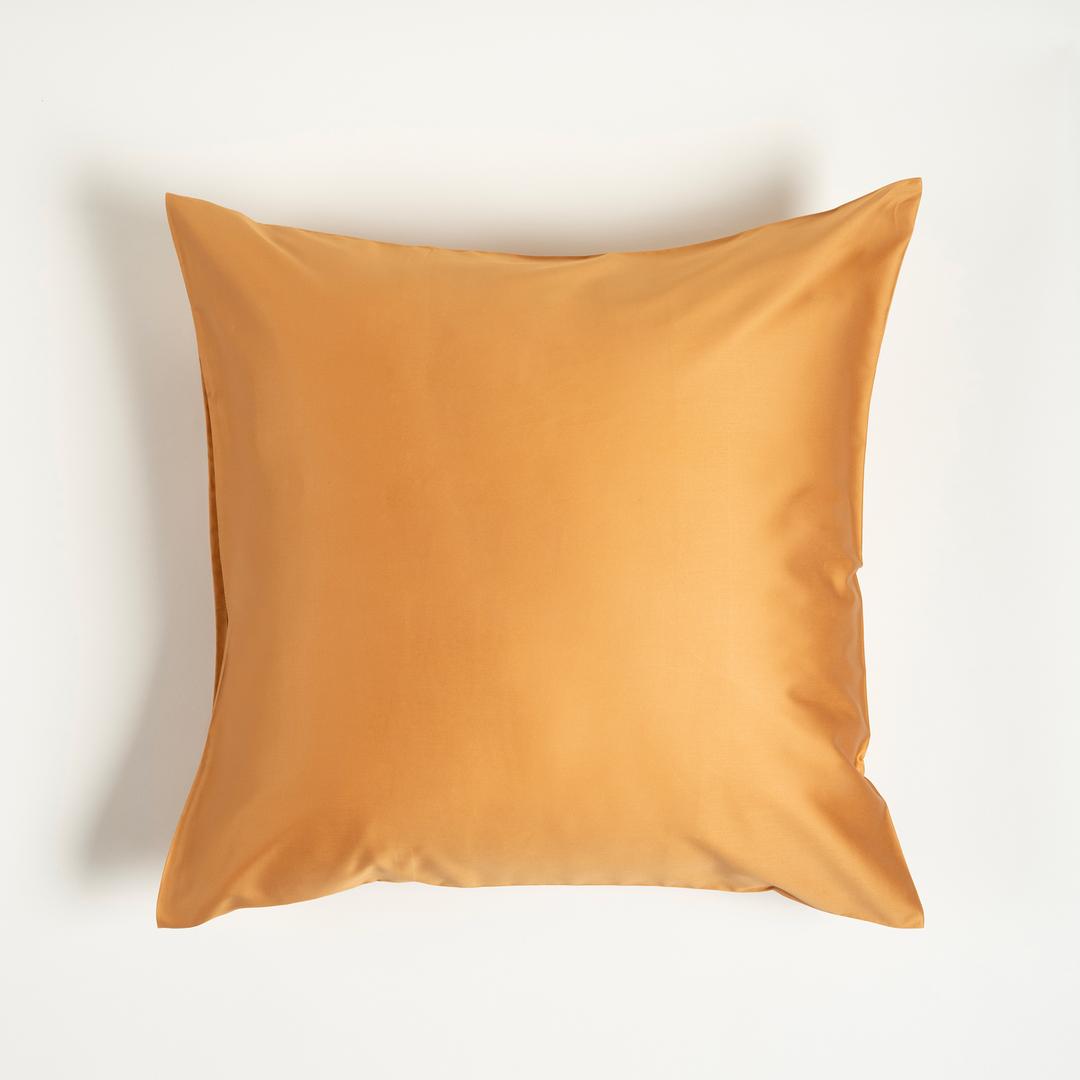 Solıd 300 Tc Pamuk Saten %100 Pamuk Saten Yastık Kılıfı 60x60 Cm Tarçın