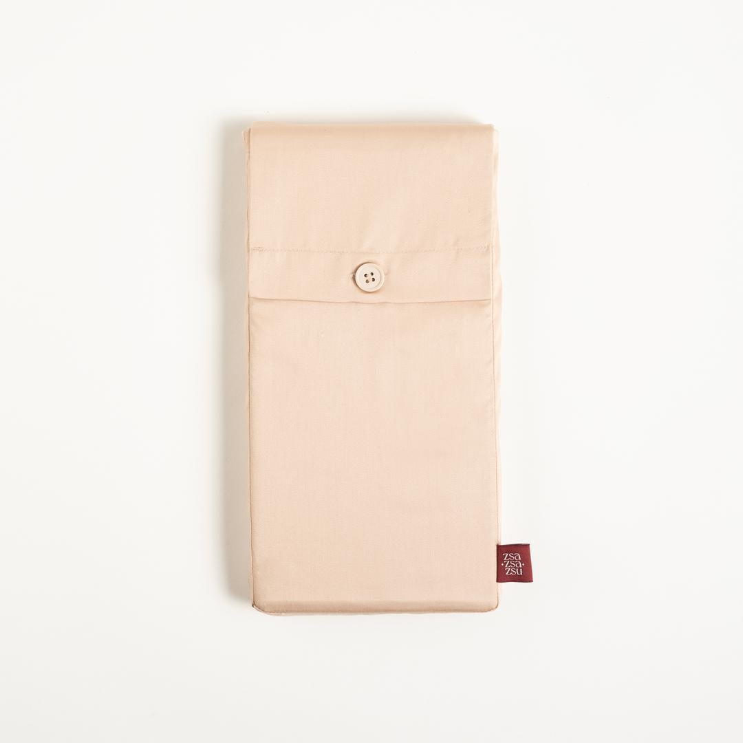 Solıd 300 Tc Pamuk Saten %100 Pamuk Saten Yastık Kılıfı 60x60 Cm Kum Rengı