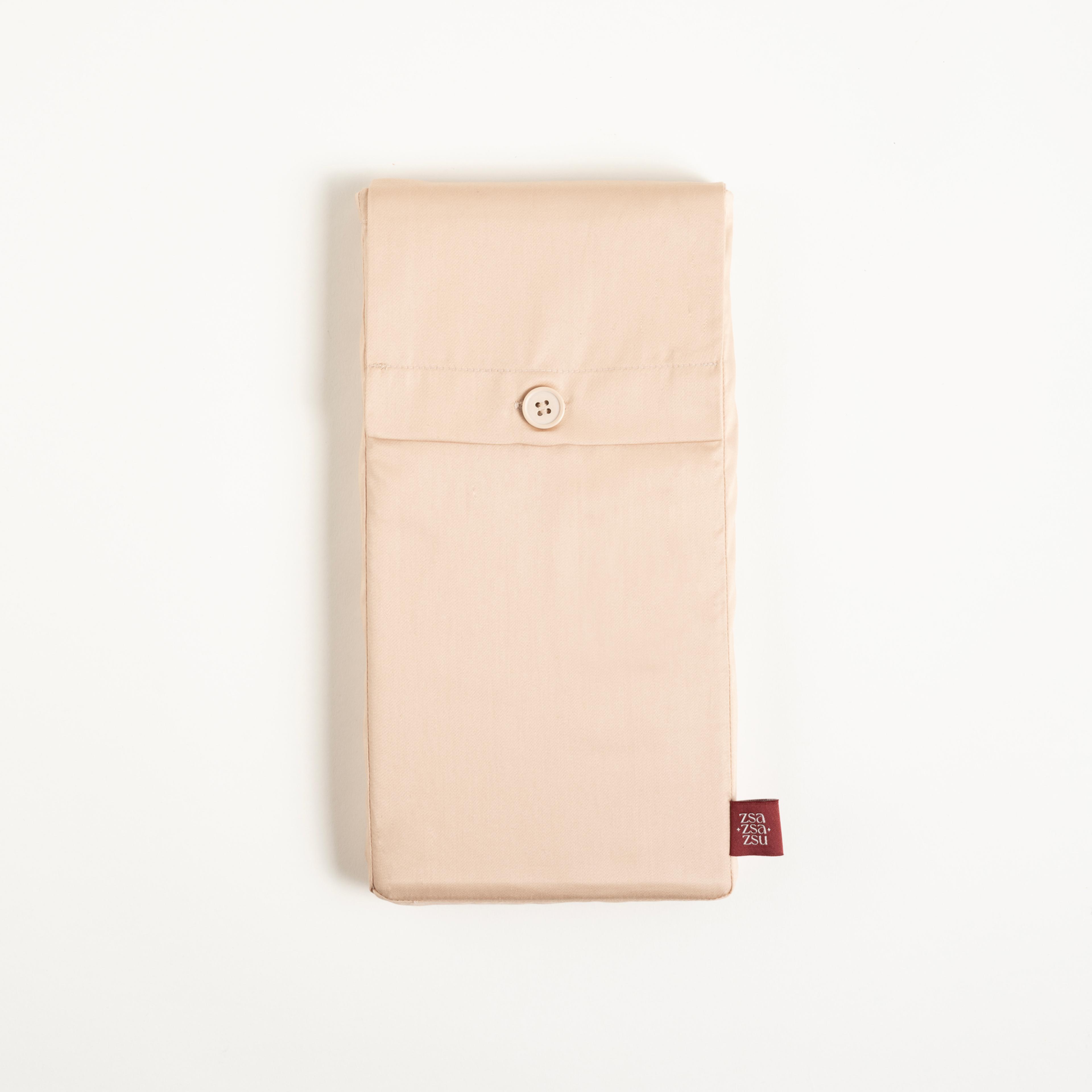 Solıd 300 Tc Pamuk Saten %100 Pamuk Saten Yastık Kılıfı 60x60 Cm Kum Rengı