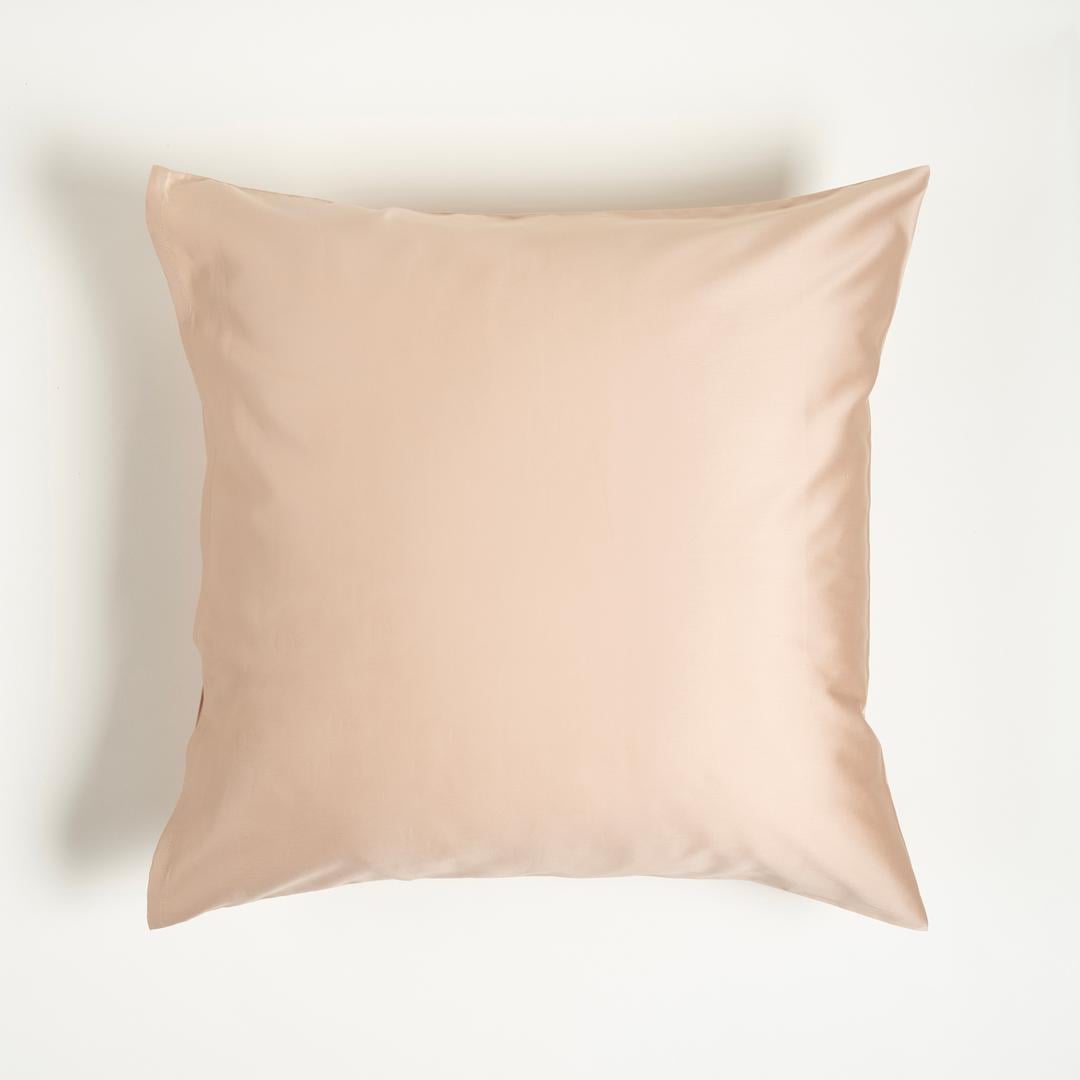 Solıd 300 Tc Pamuk Saten %100 Pamuk Saten Yastık Kılıfı 60x60 Cm Kum Rengı