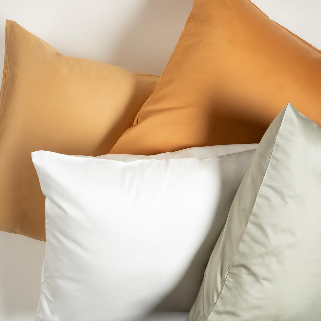 Solıd 300 Tc Pamuk Saten %100 Pamuk Saten Yastık Kılıfı 60x60 Cm Lacivert