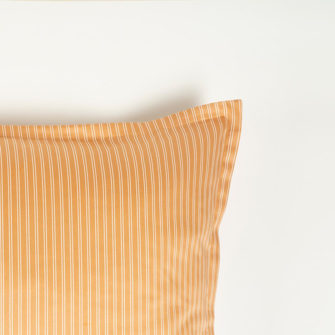 Solıd Pamuk Pamuk Saten %100 Pamuk Saten Yastık Kılıfı 60x60 + 2 Cm Tarçın